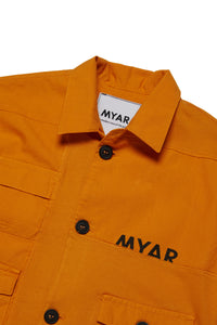 Deadstock fabric shirt with MYAR logo