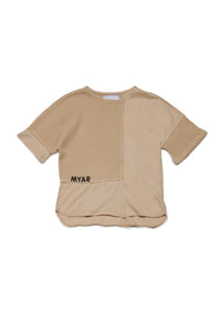 Deadstock fabric T-shirt with MYAR logo