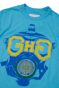 T-shirt with GHG Mask print
