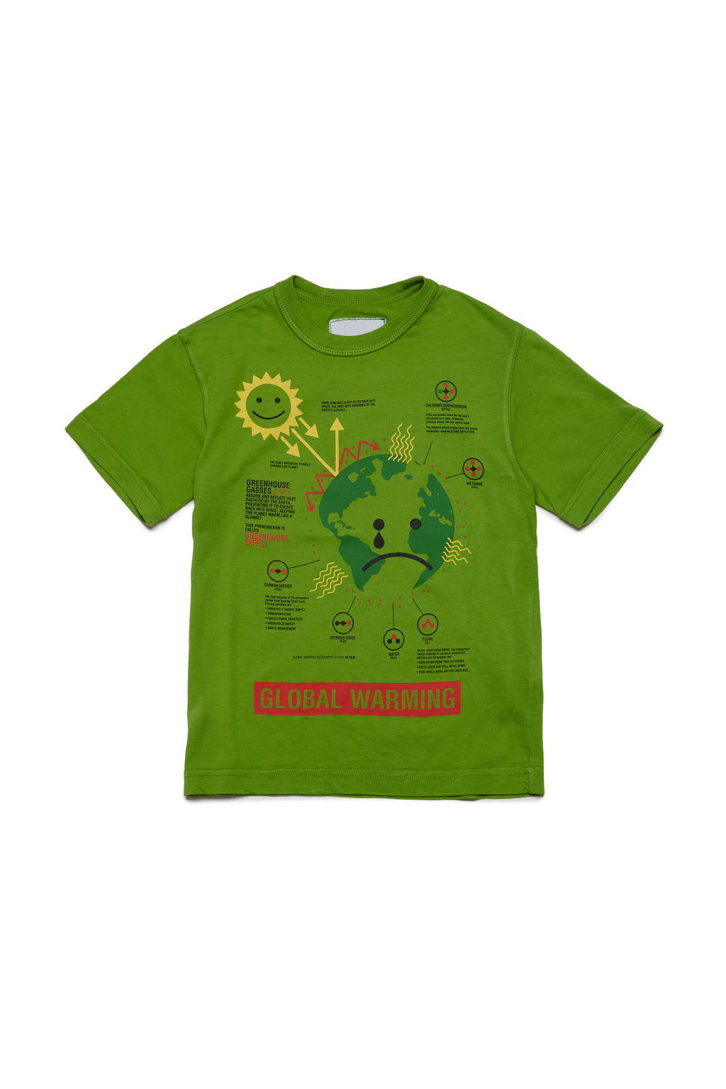 T-shirt with Global Warming print