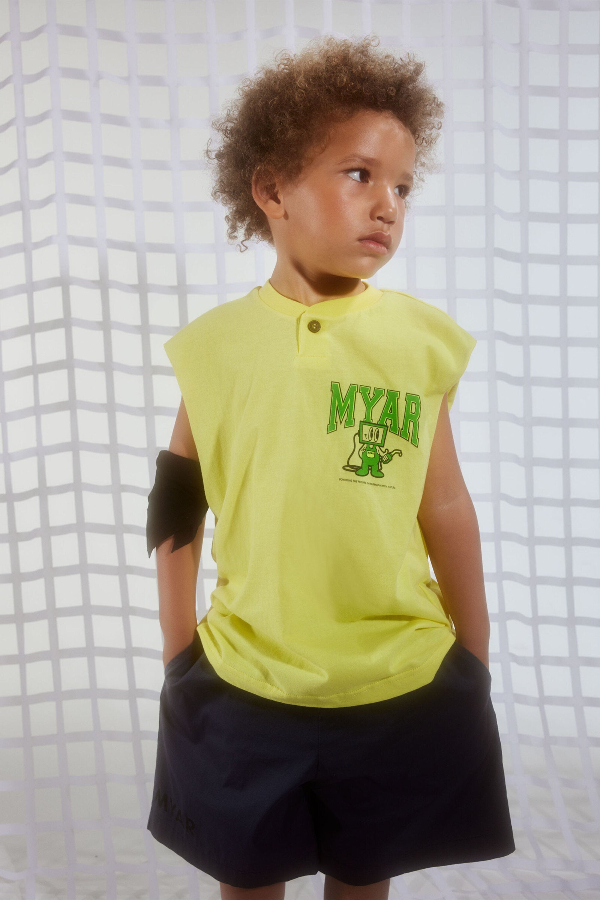 Camiseta sin mangas de algodón Deadstock