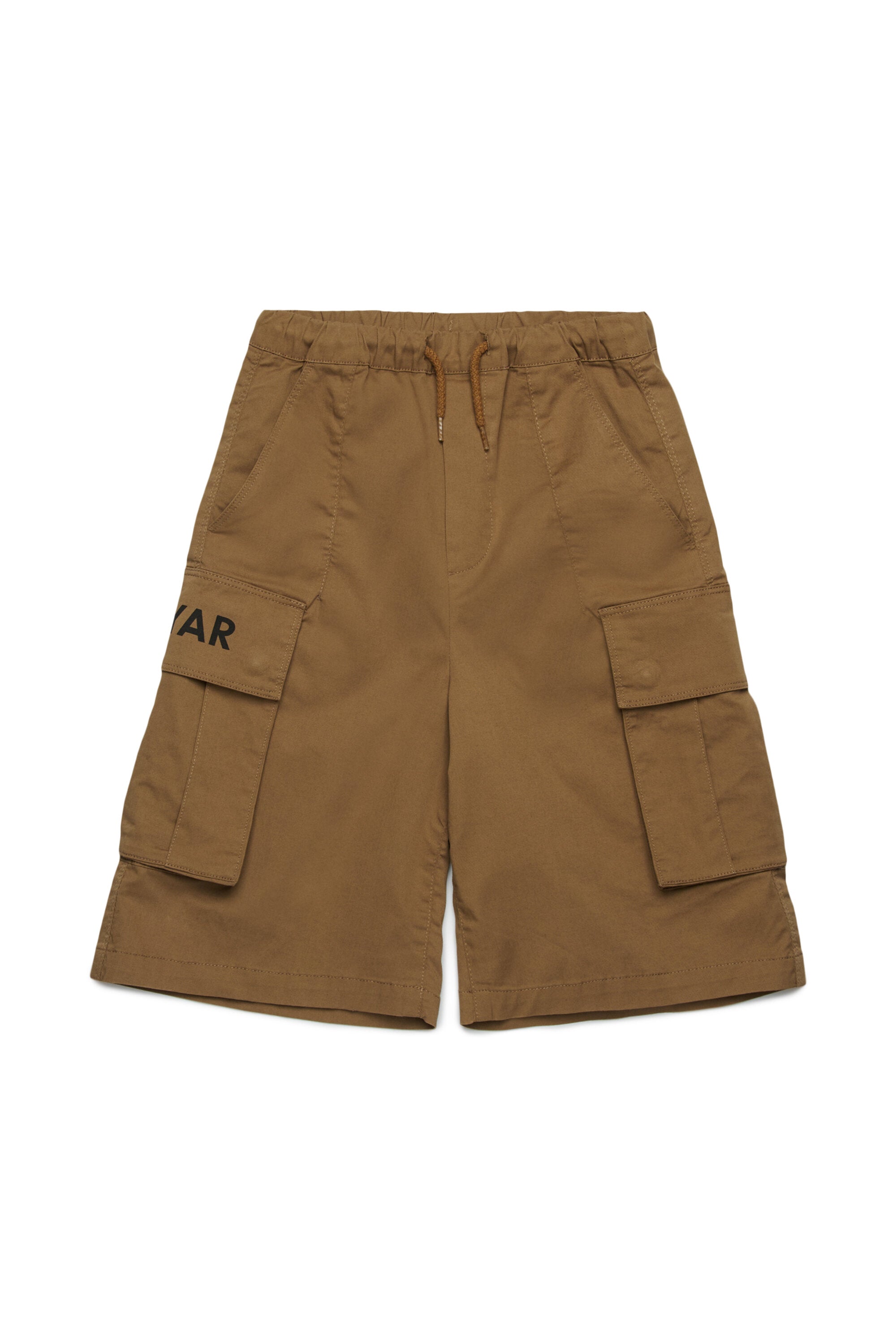 Shorts cargo en tejido deadstock con logo MYAR