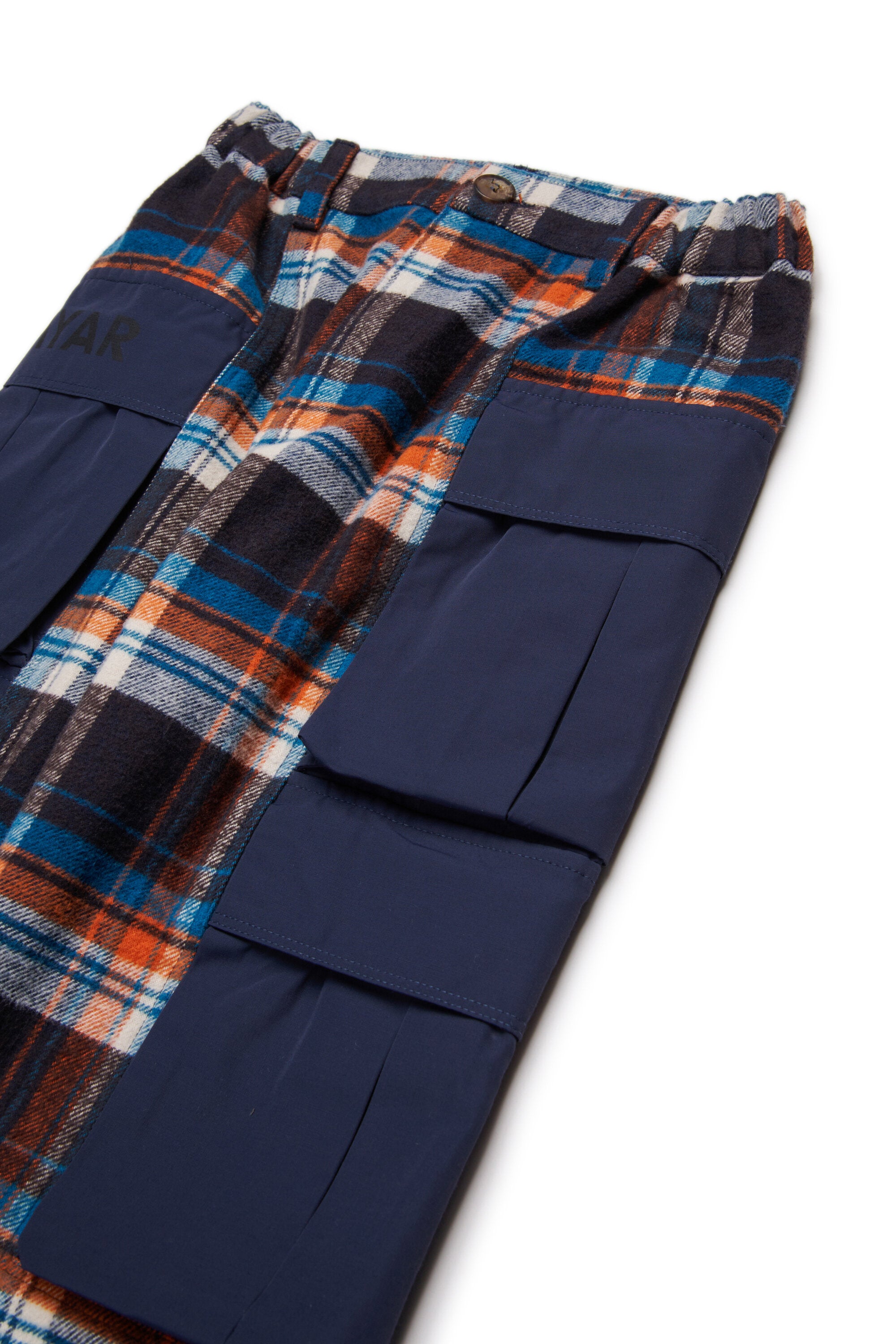 Pantalones cargo a cuadros