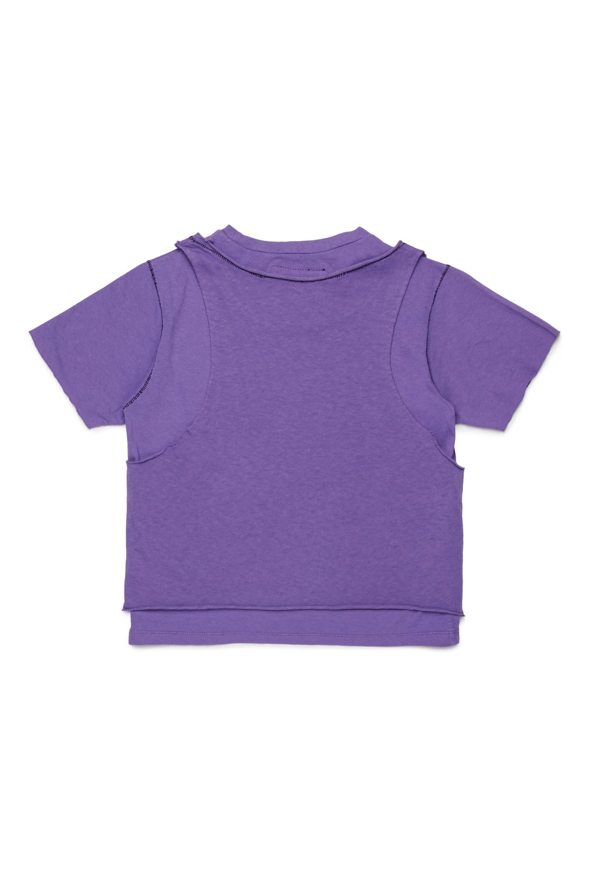 Camiseta de cuello redondo con logo