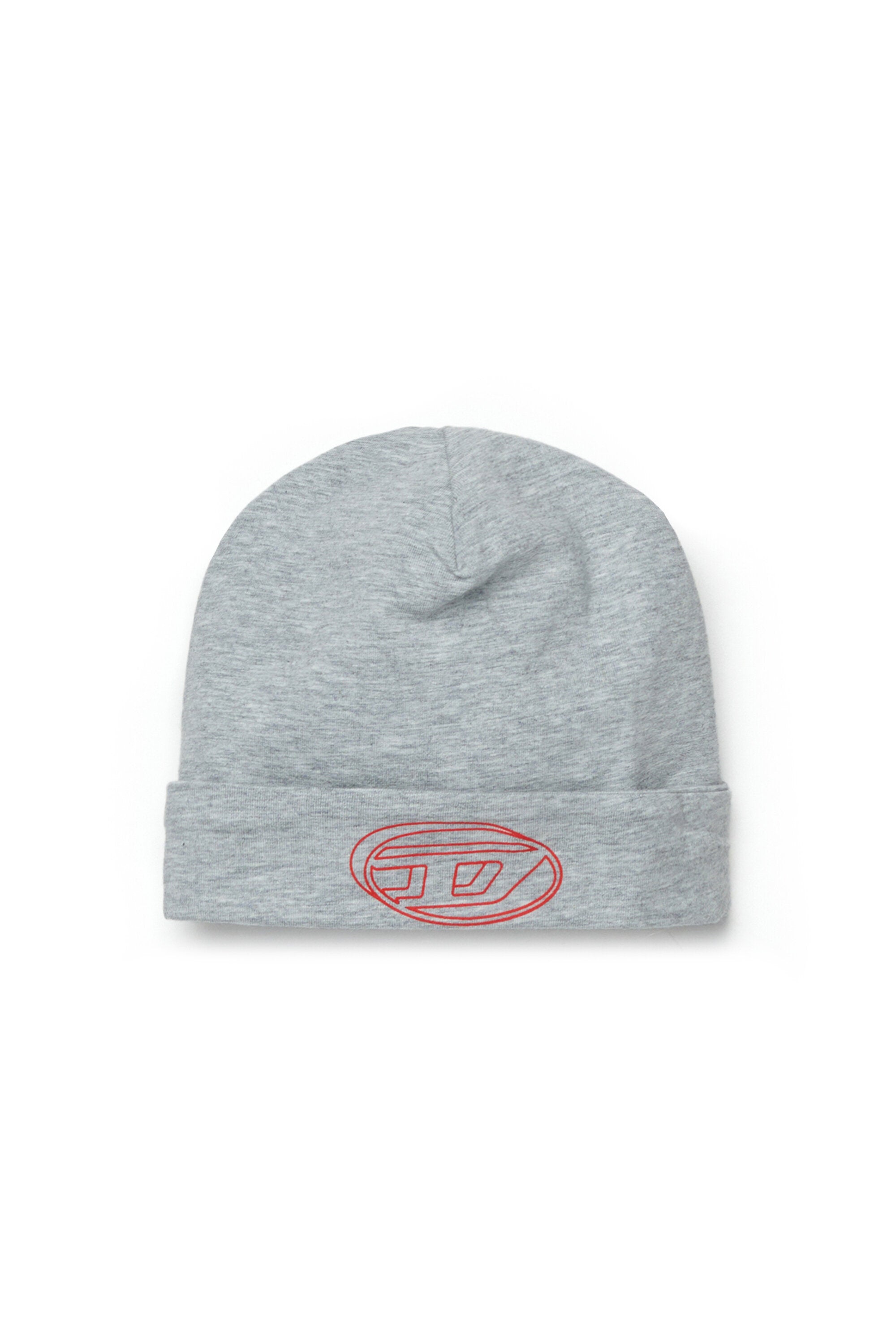 Gorro de jersey elástico con logotipo Oval D