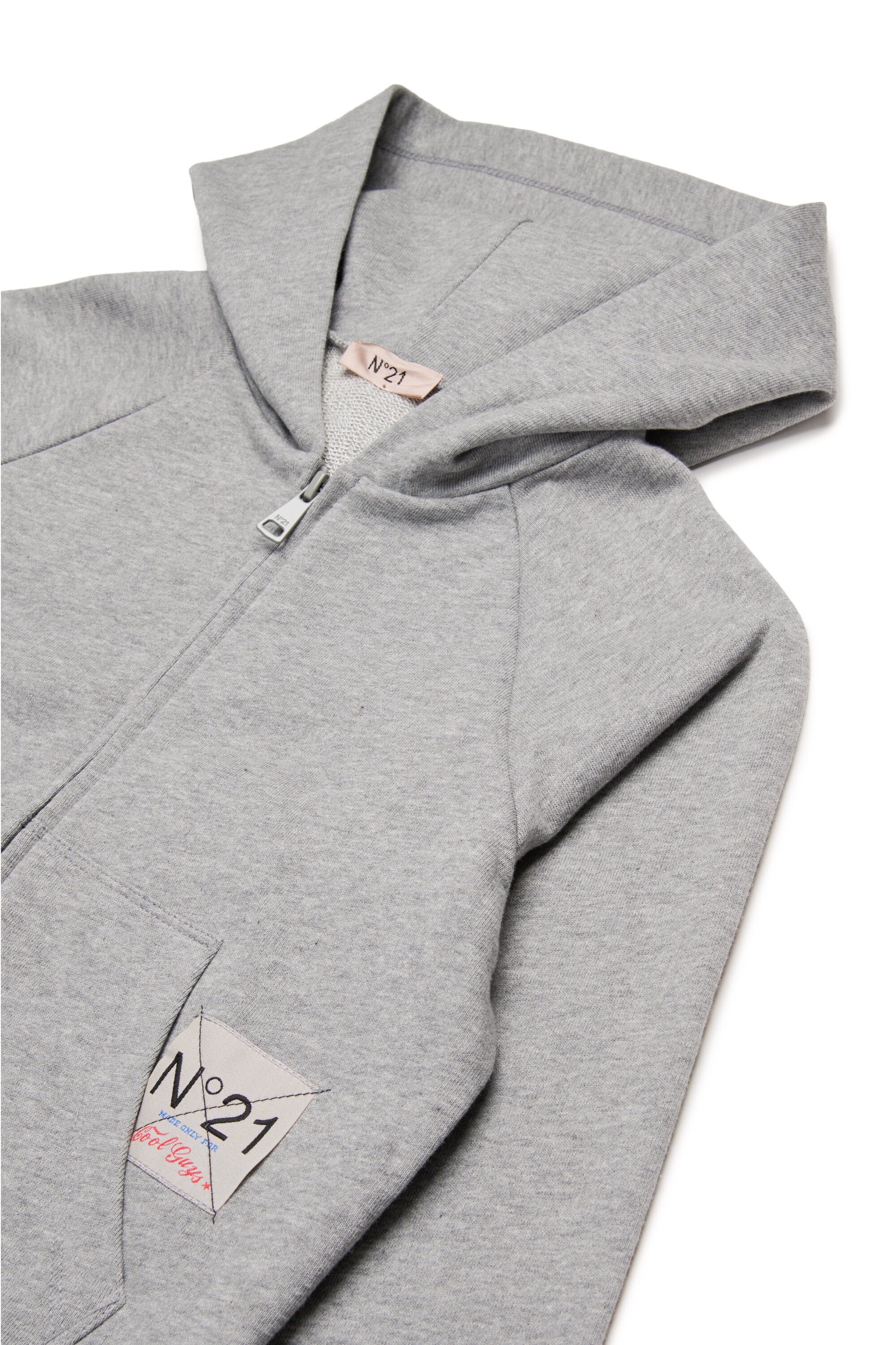 Full-zip sweatshirt with sequin Palm