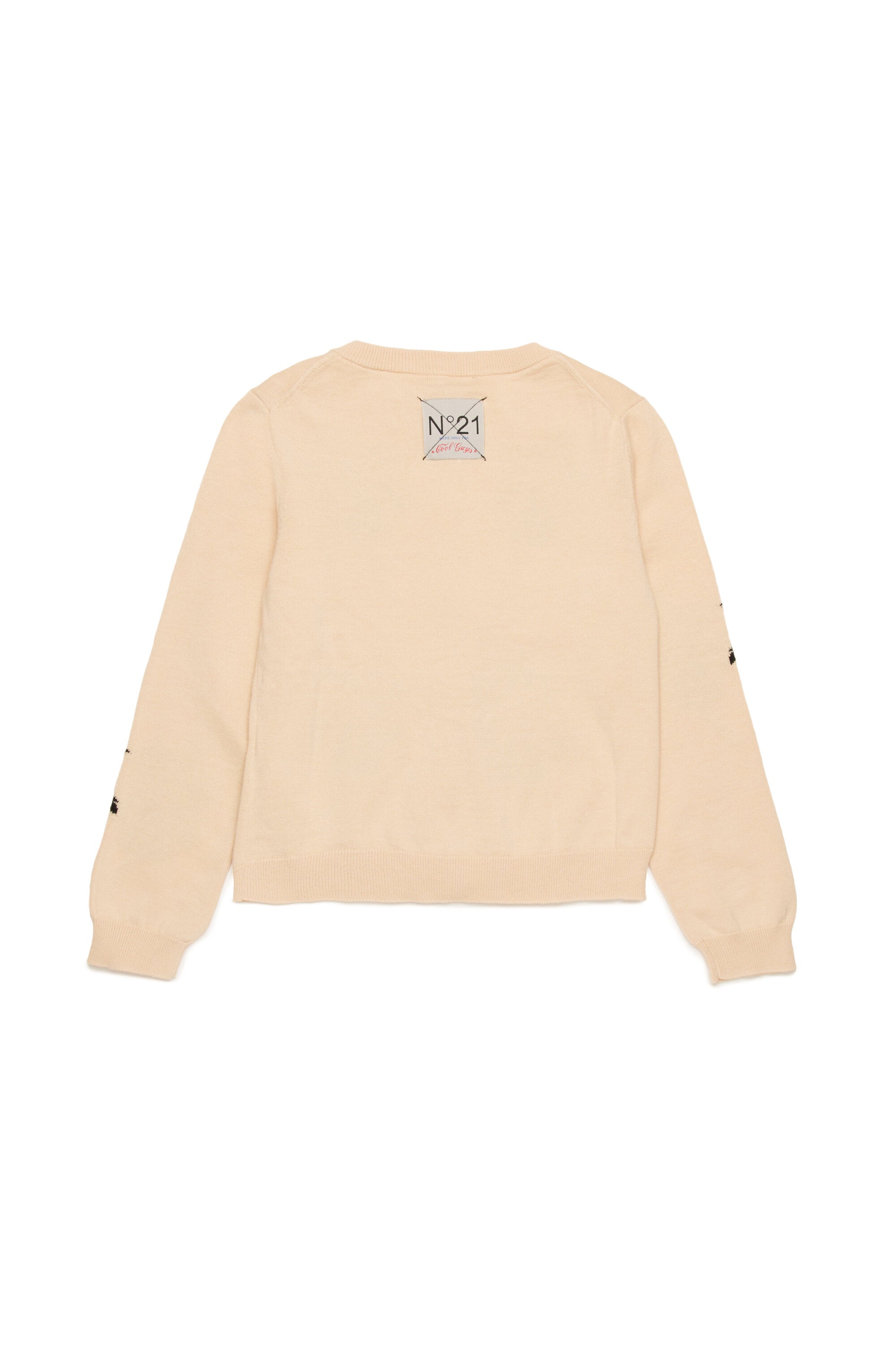 Cárdigan de algodón con incrustación Palmeras