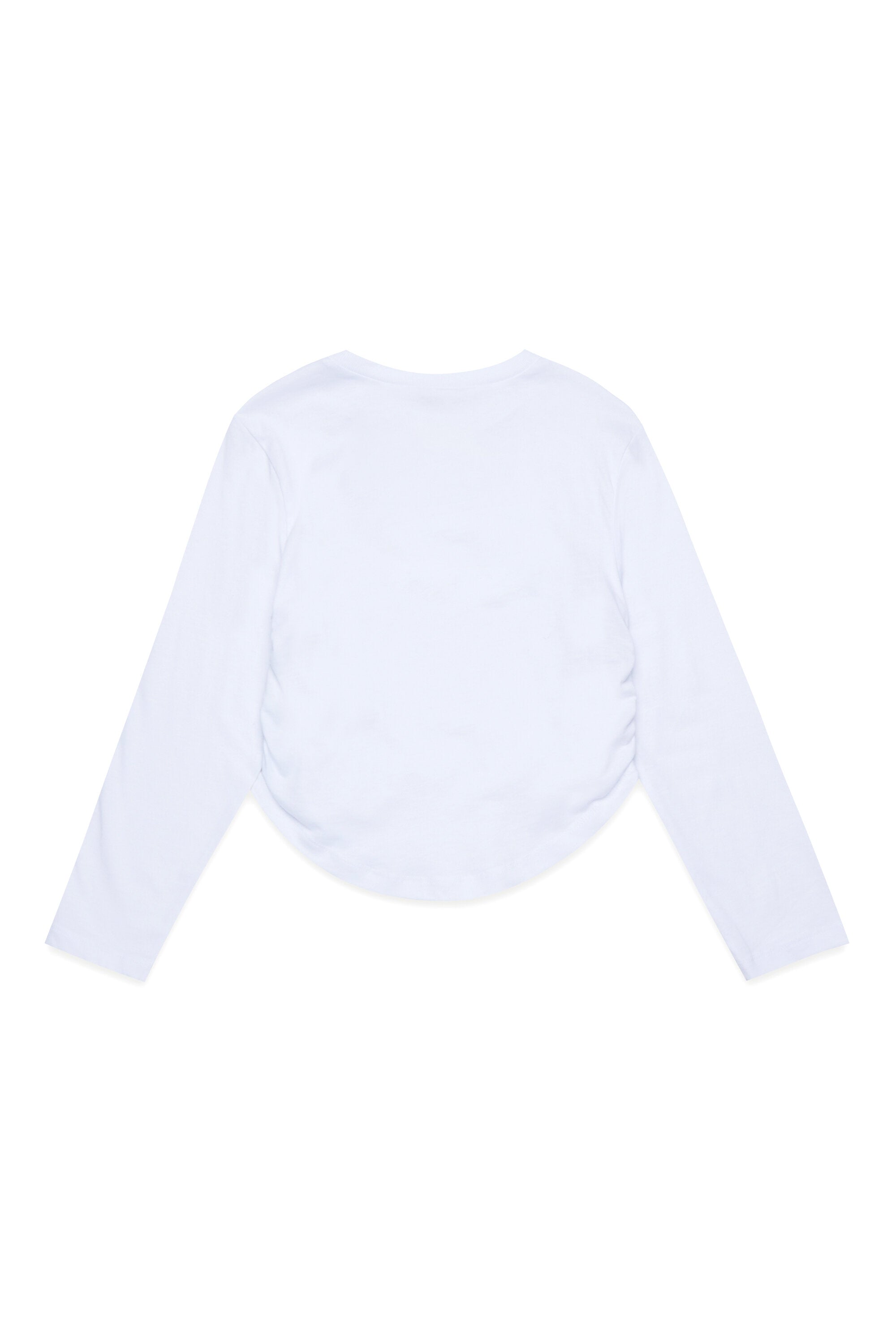 Camiseta de manga larga de jersey con gráficos multicolores