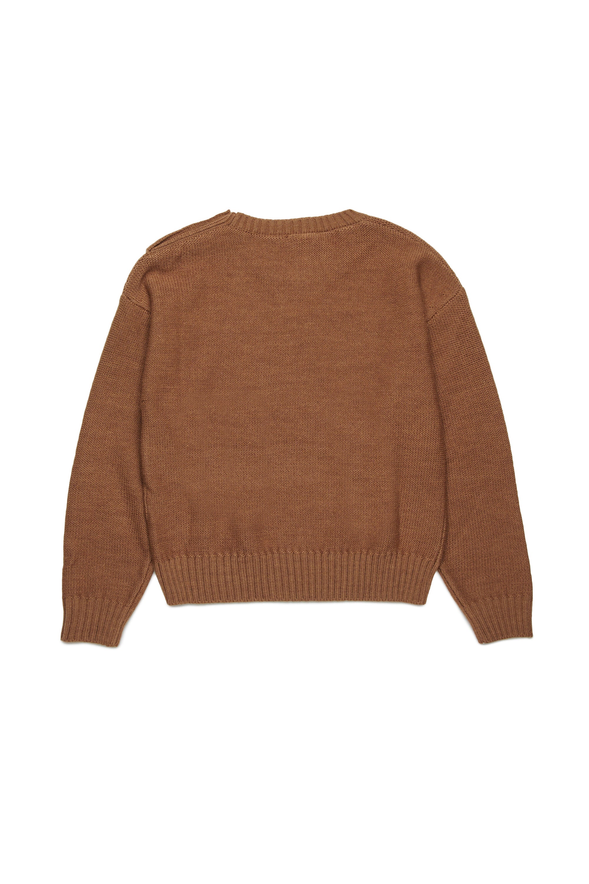 Wool blend pullover with jewel buttons