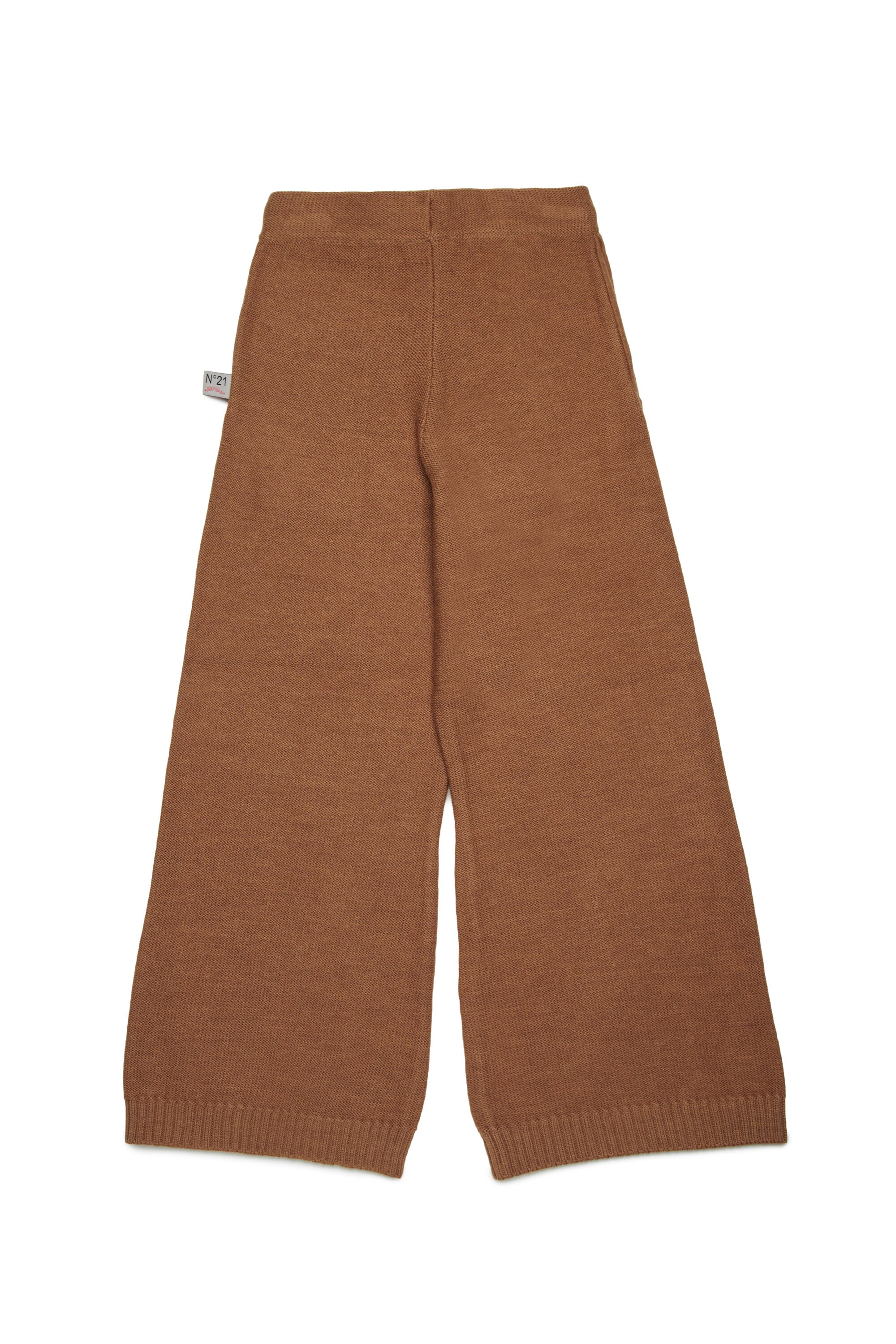 Pantalones wide leg en mezcla de lana