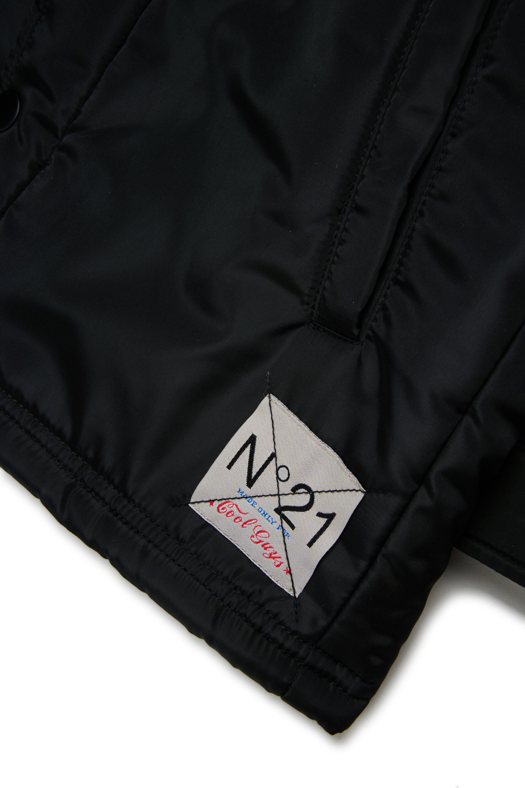 Chaqueta larga con interior de peluche