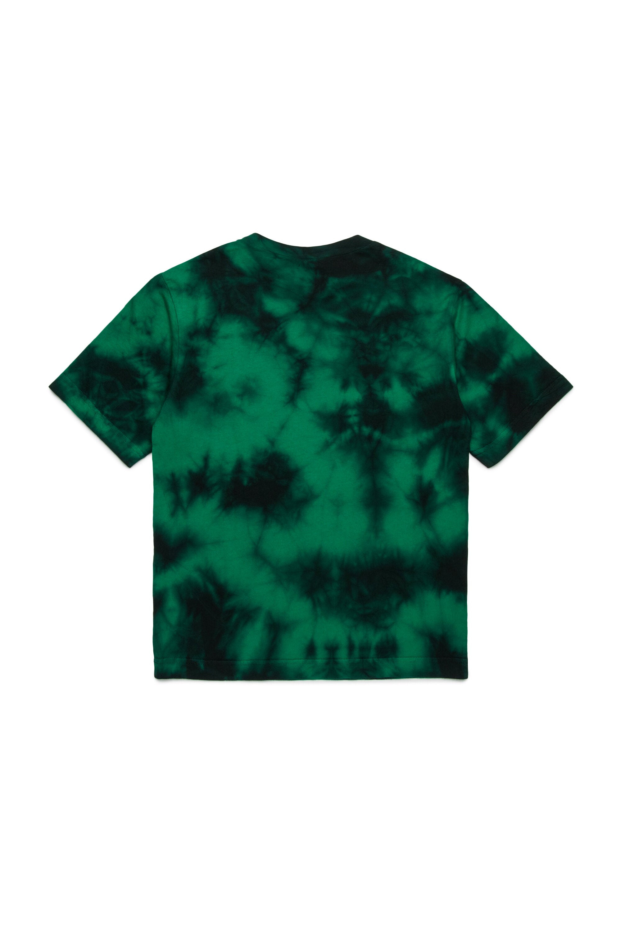 Camiseta de jersey tie-dye con logotipo
