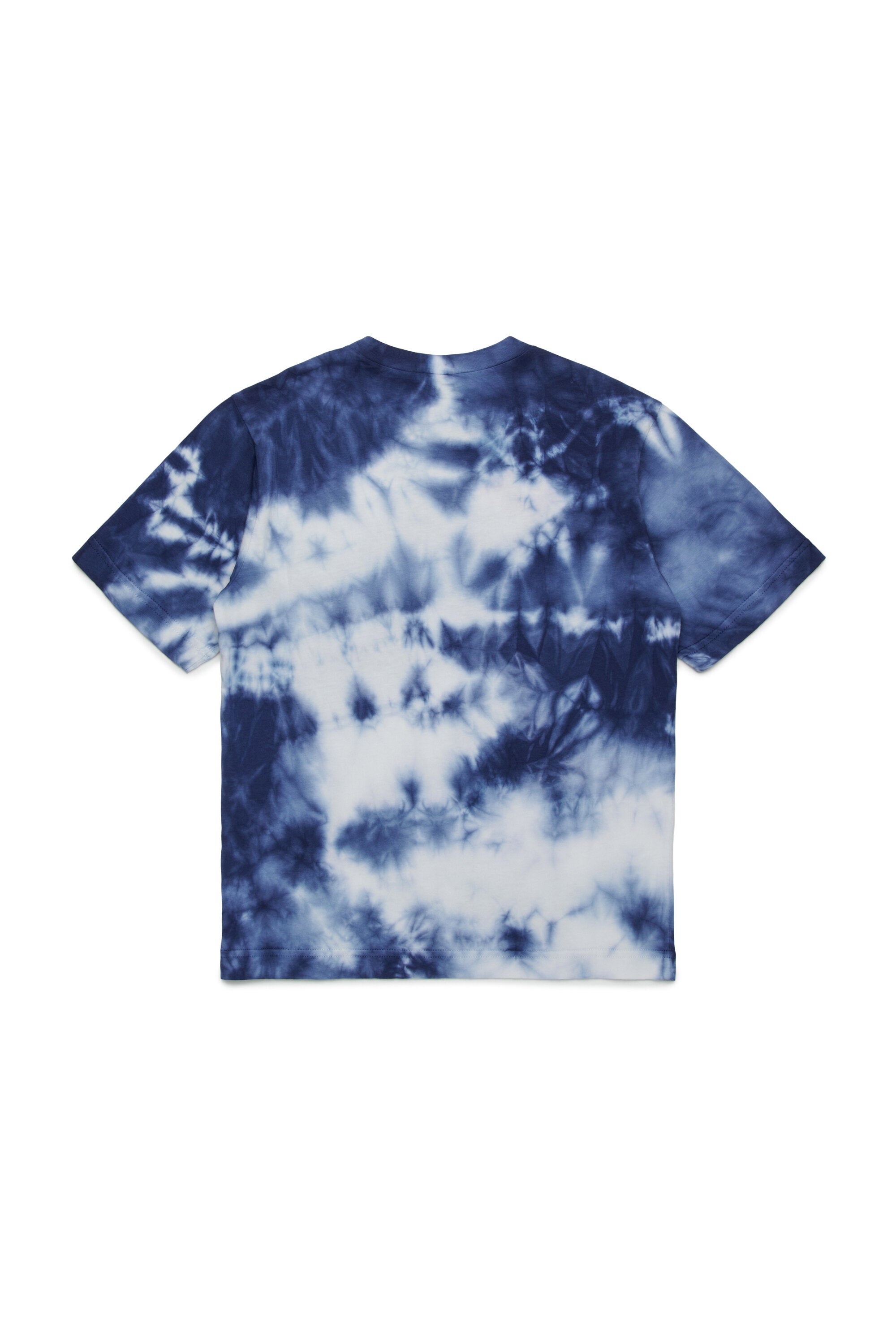 Camiseta de jersey tie-dye con logotipo