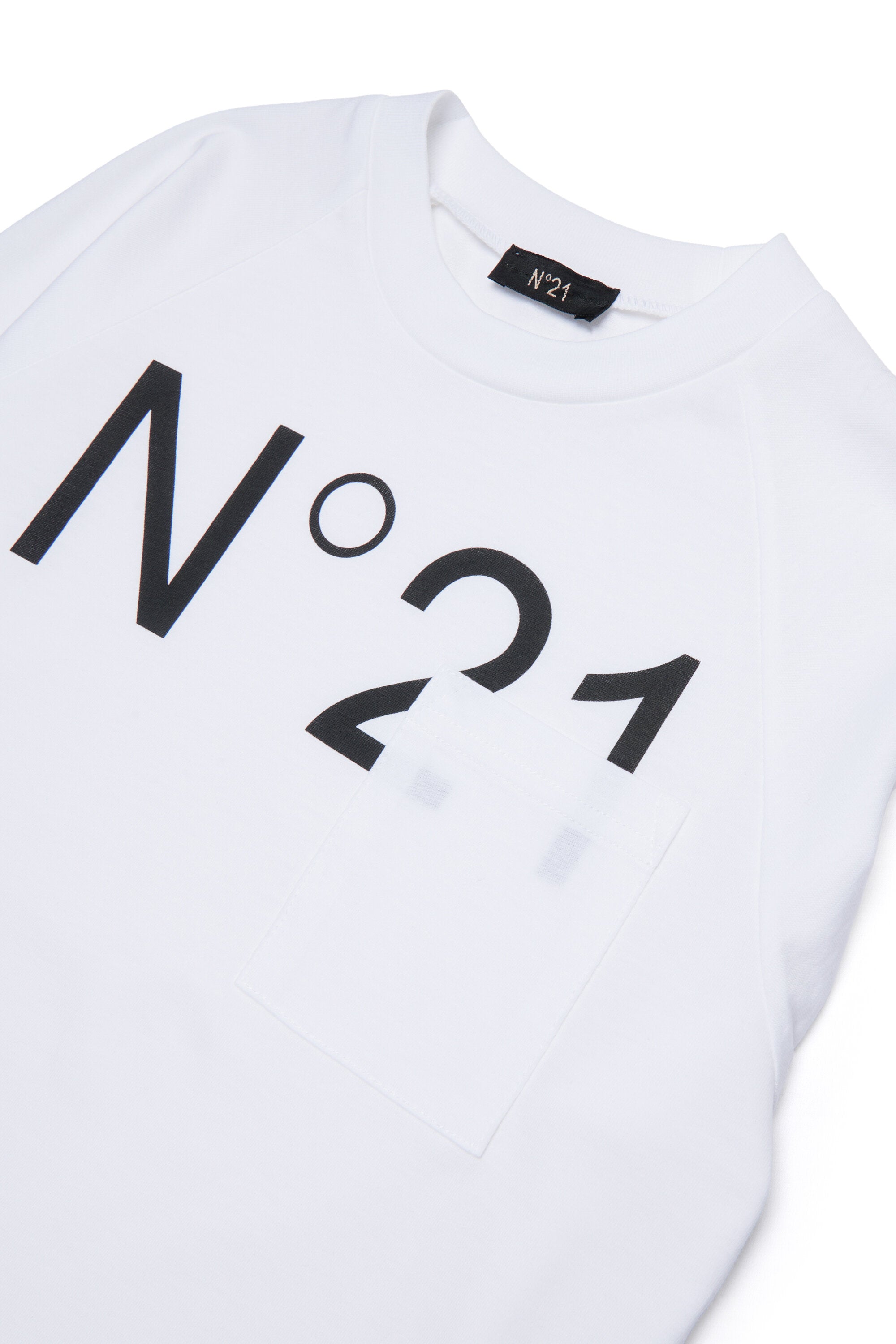 Camiseta de manga larga de jersey con logotipo