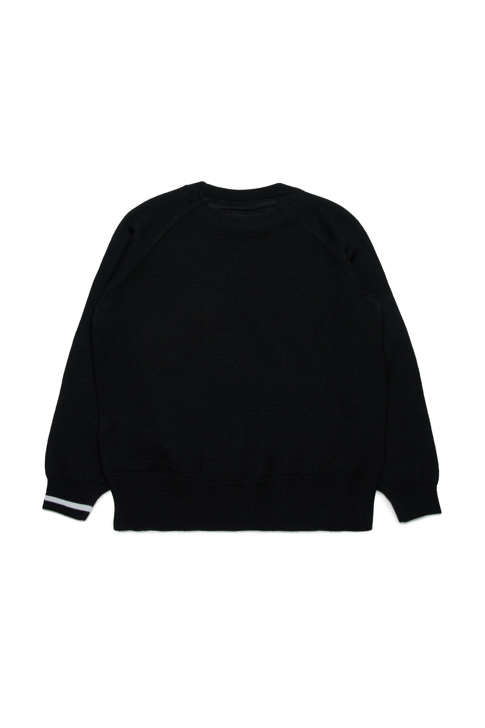 Branded wool-blend pullover