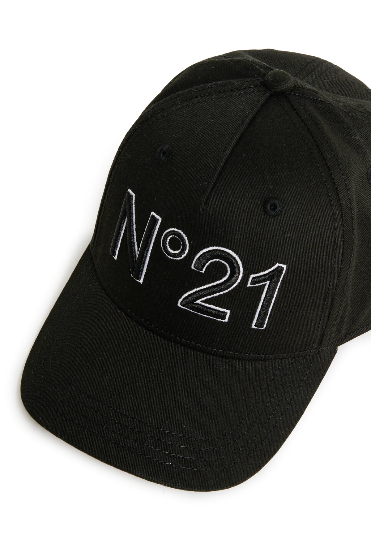 Gorra de béisbol con marca de gabardina