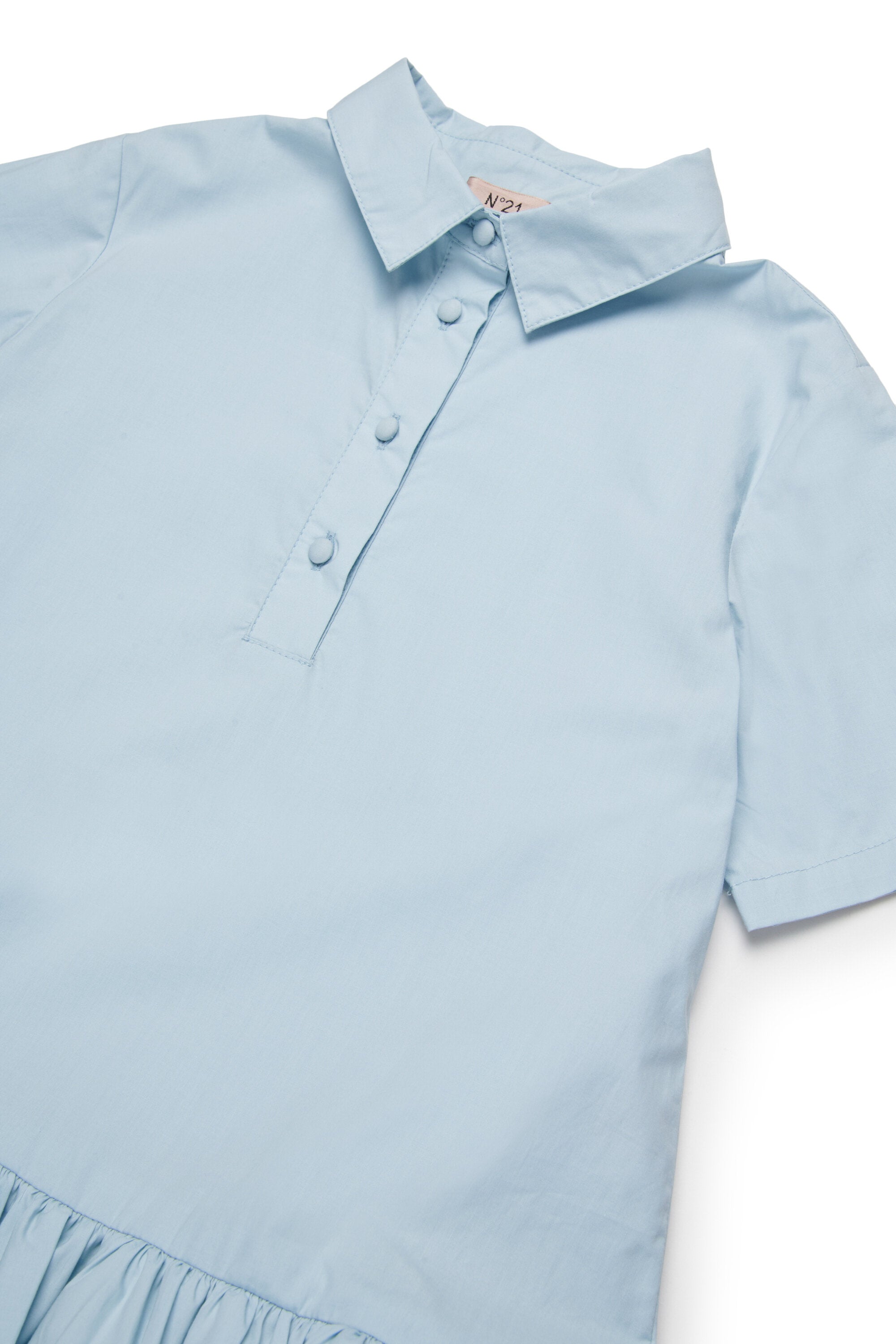 Vestido camisero con logo