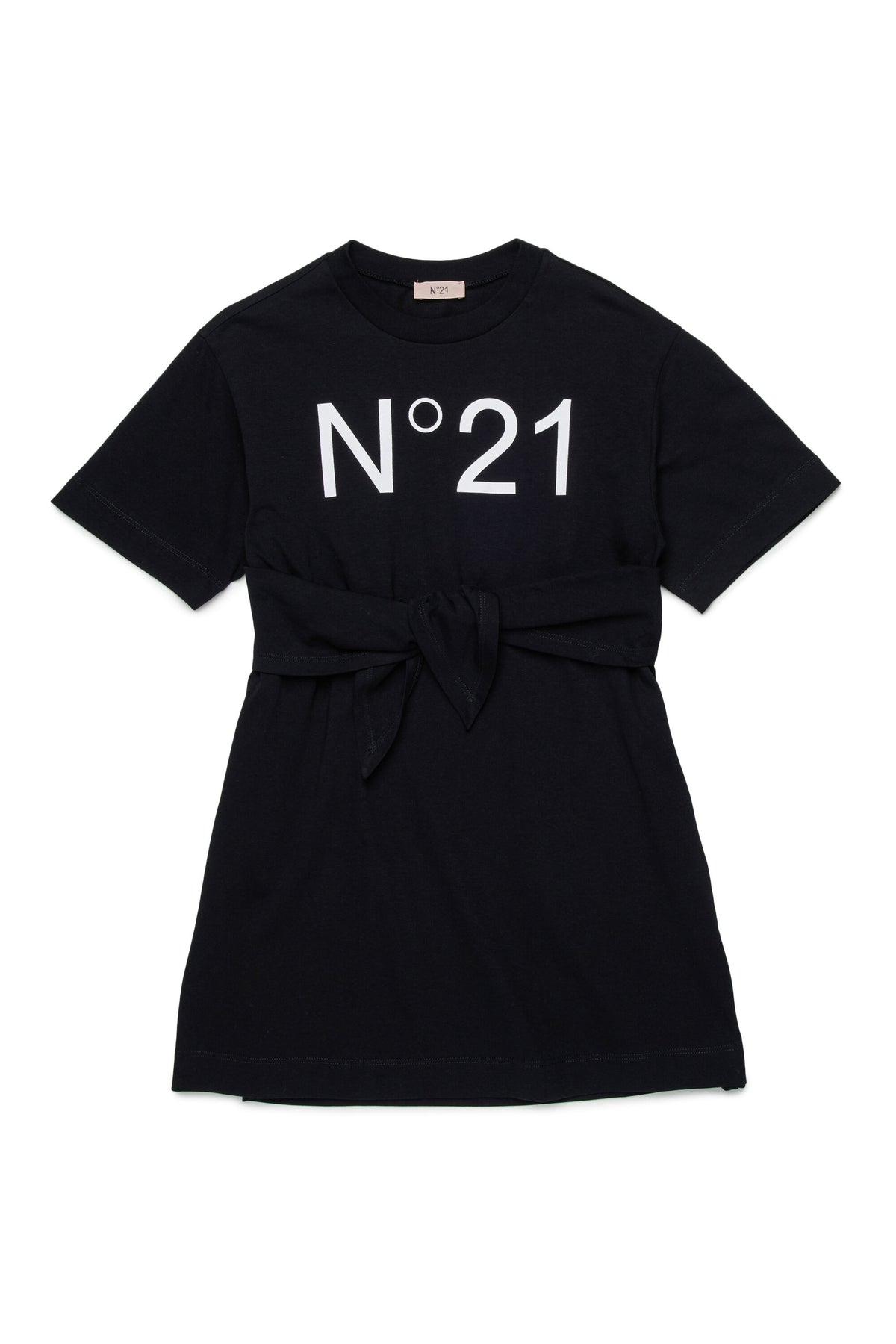 T-shirt dress with printed logo