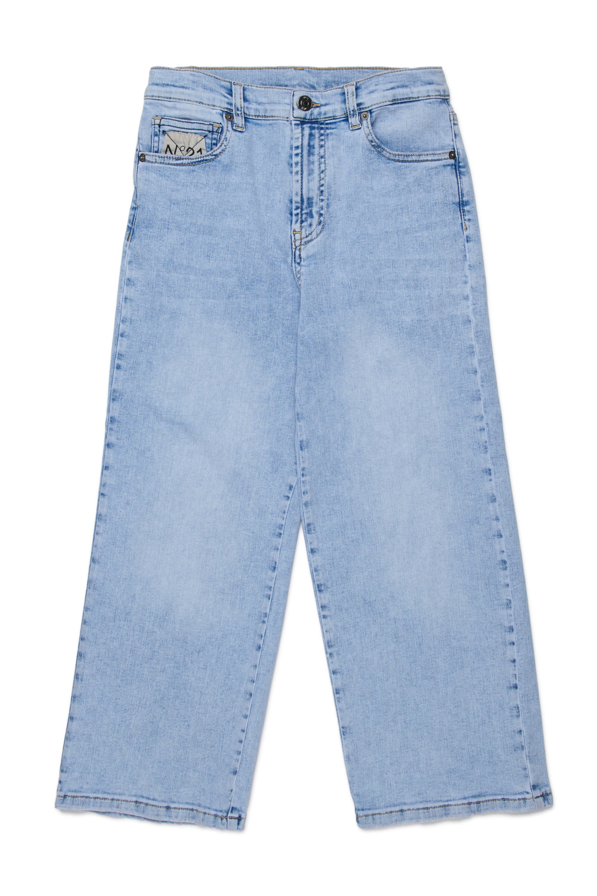 Relaxed light wash jeans