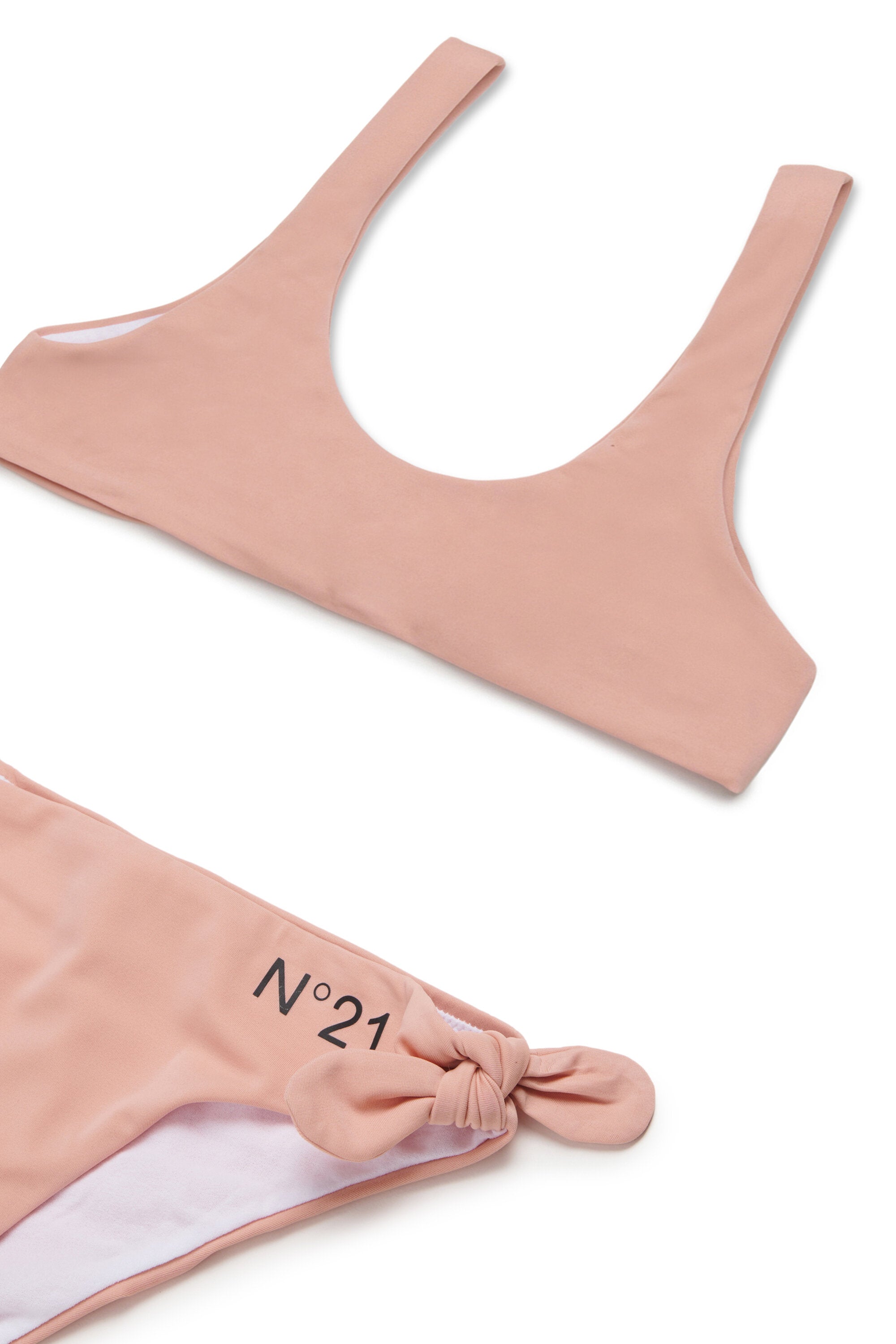 Biquini con lazos y logo