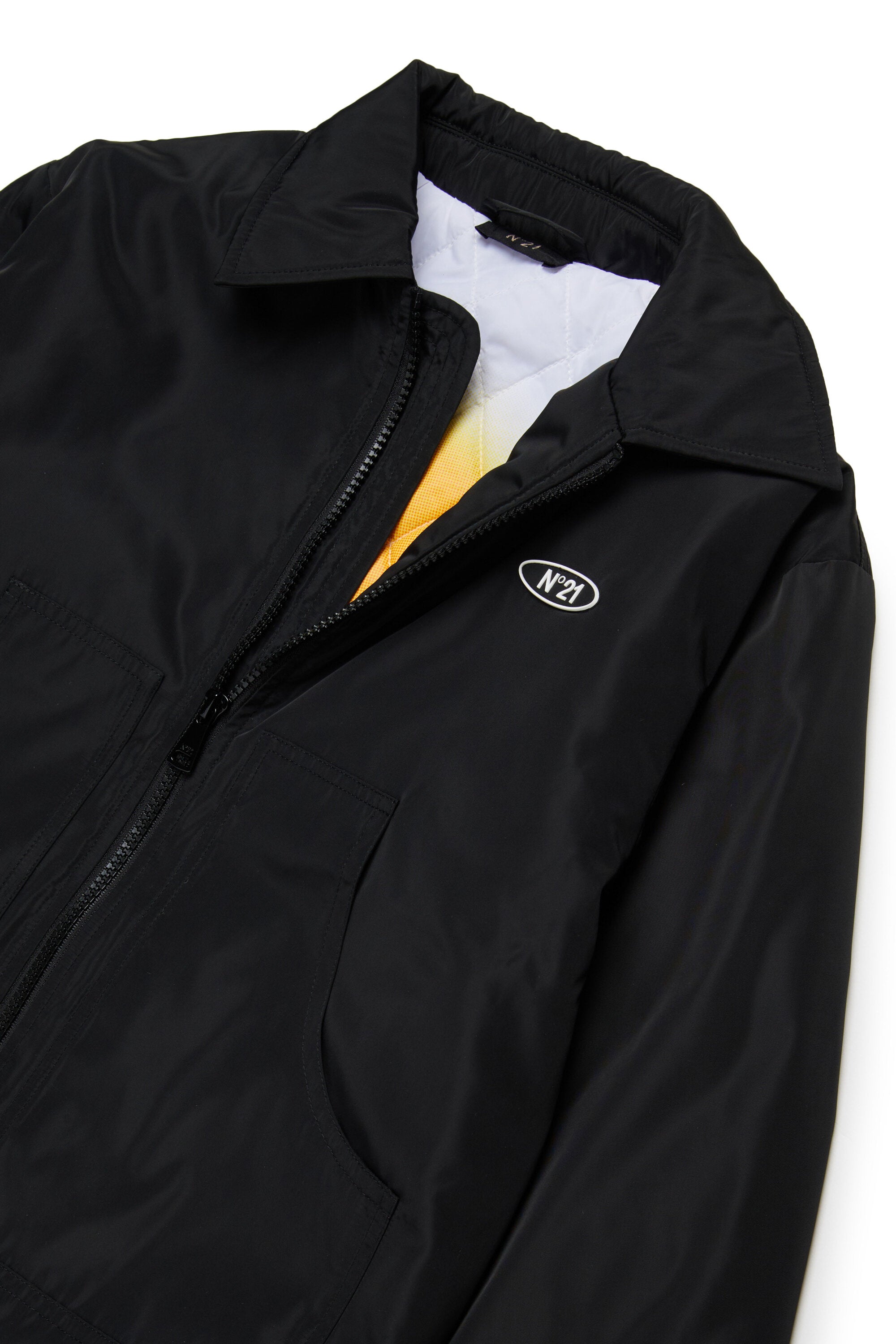 Chaqueta ligera acolchada con logo