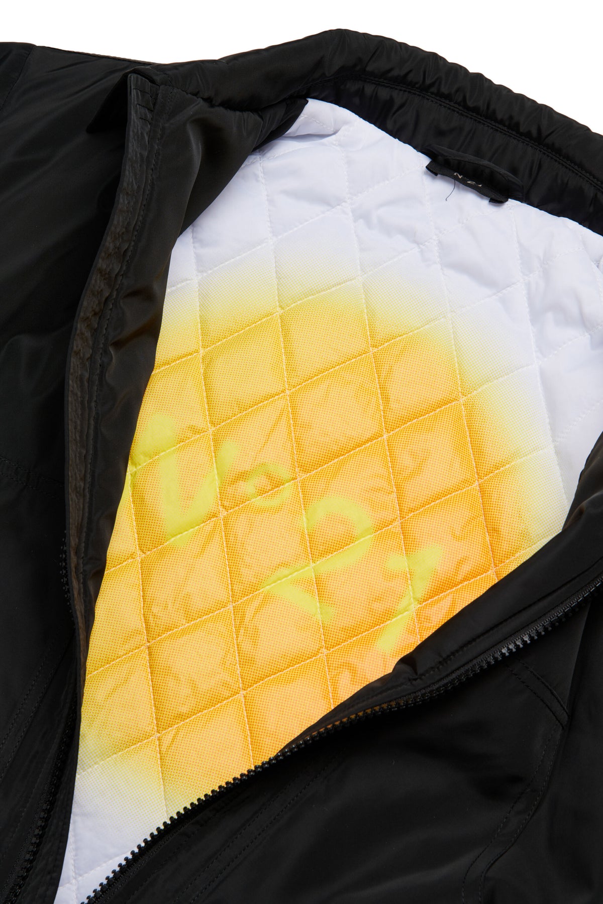 Chaqueta ligera acolchada con logo