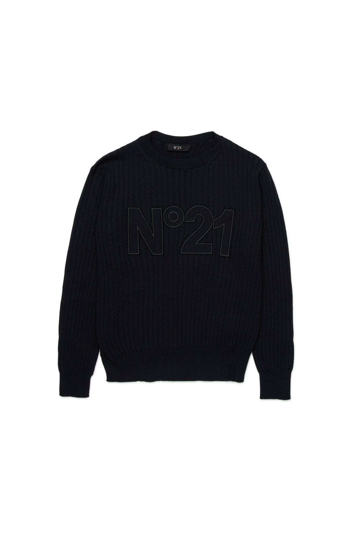 Jersey de cuello redondo con logo