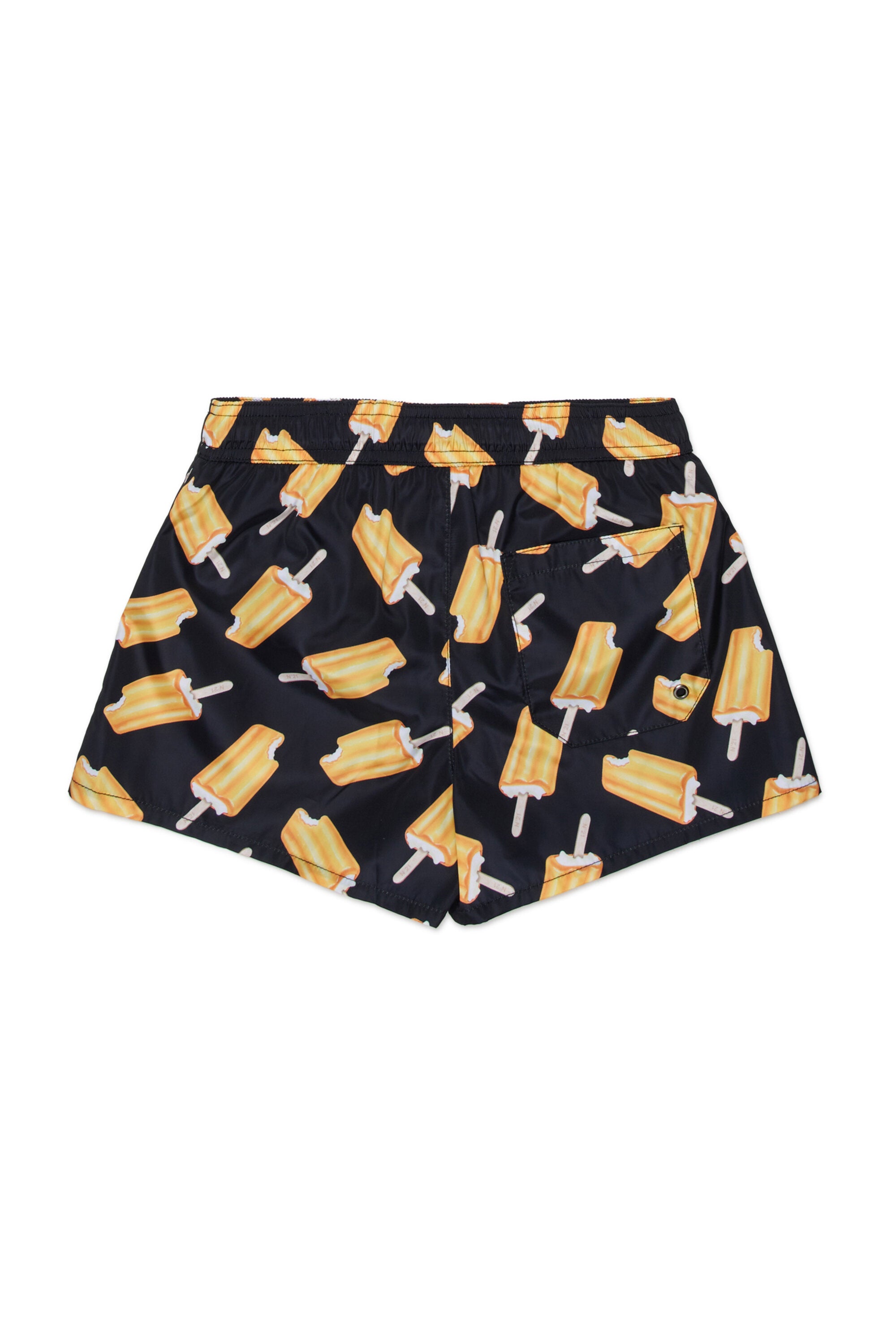 Boxer swimsuit with popsicle print