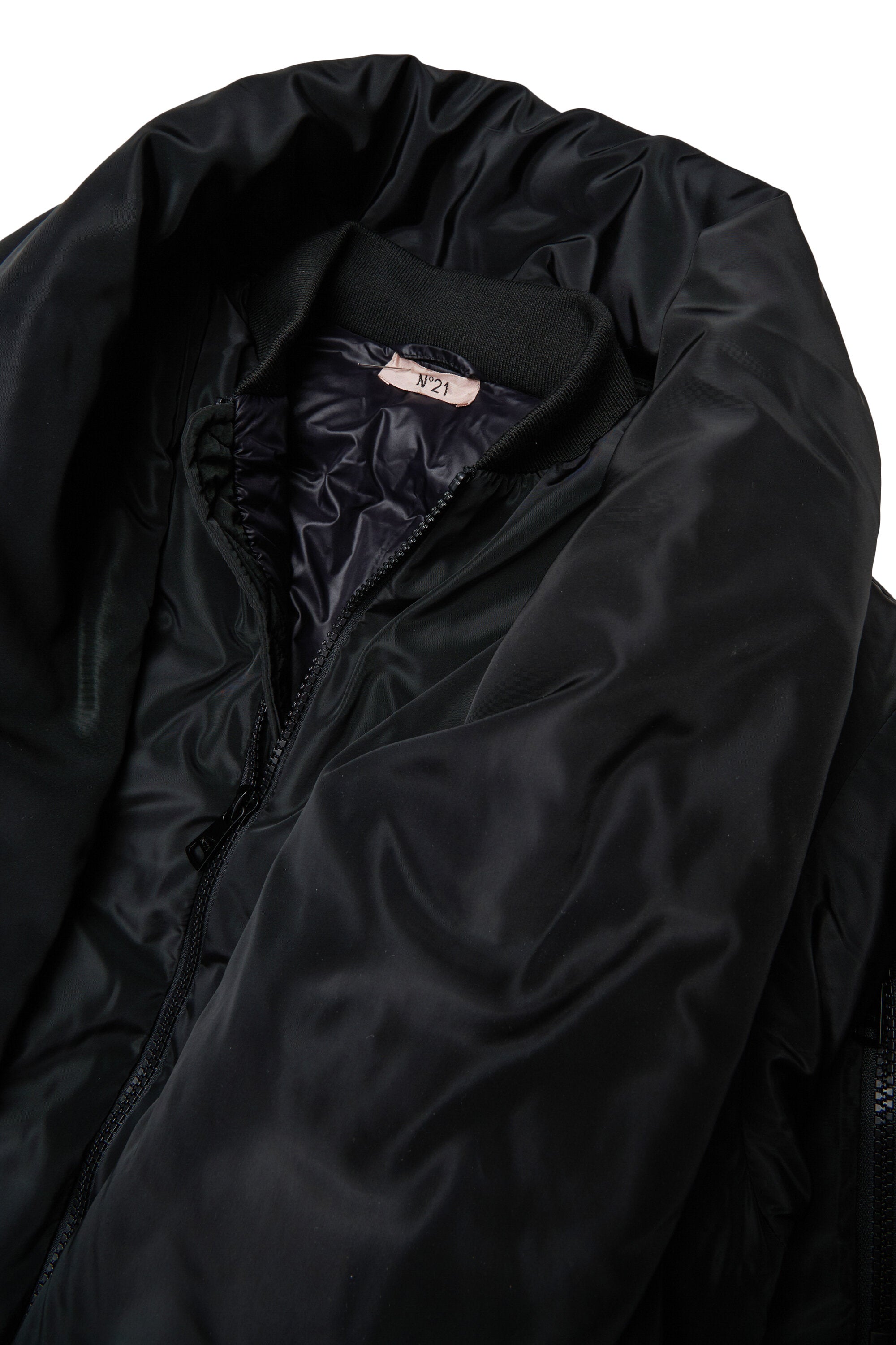 Chaqueta acolchada con logo