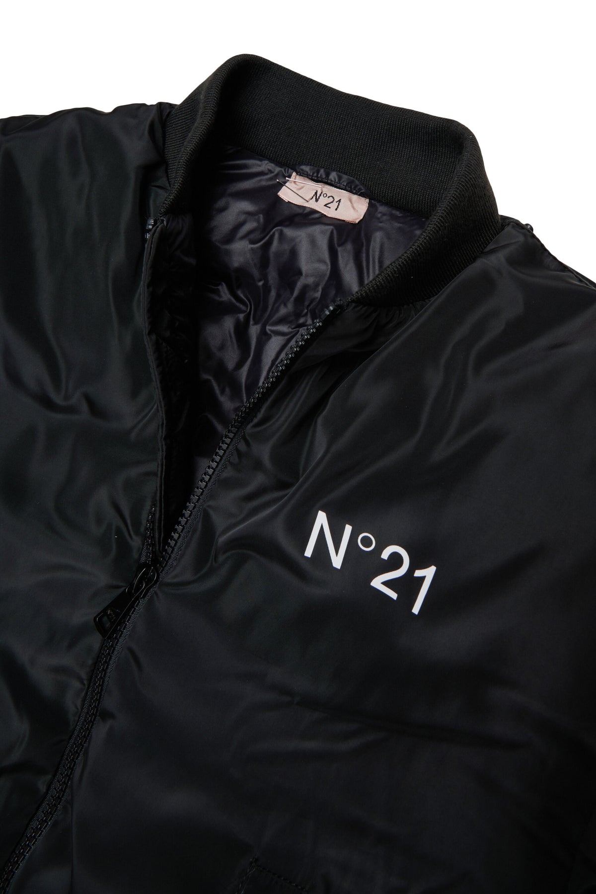 Chaqueta acolchada con logo