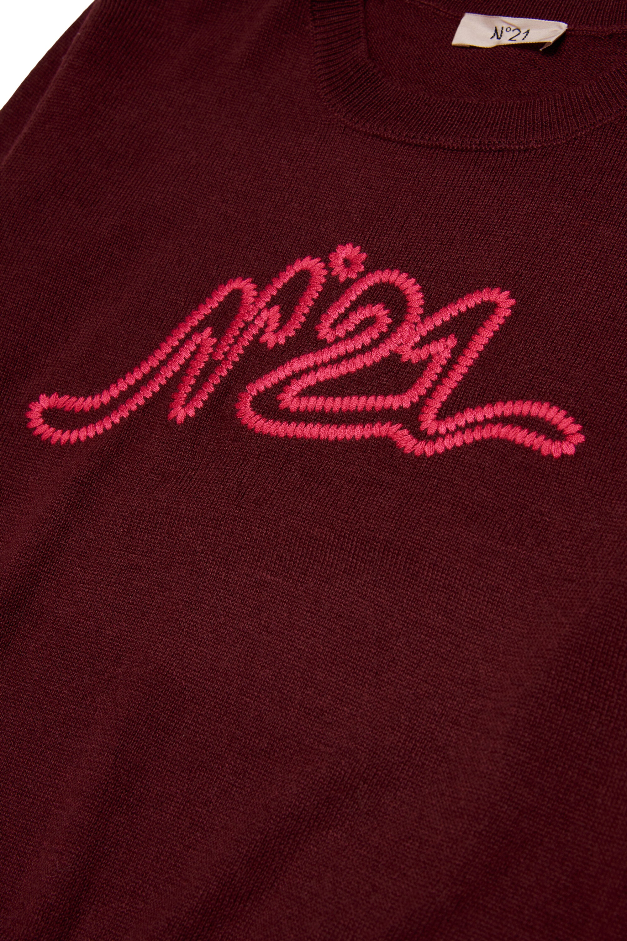 Jersey de cuello redondo con logo