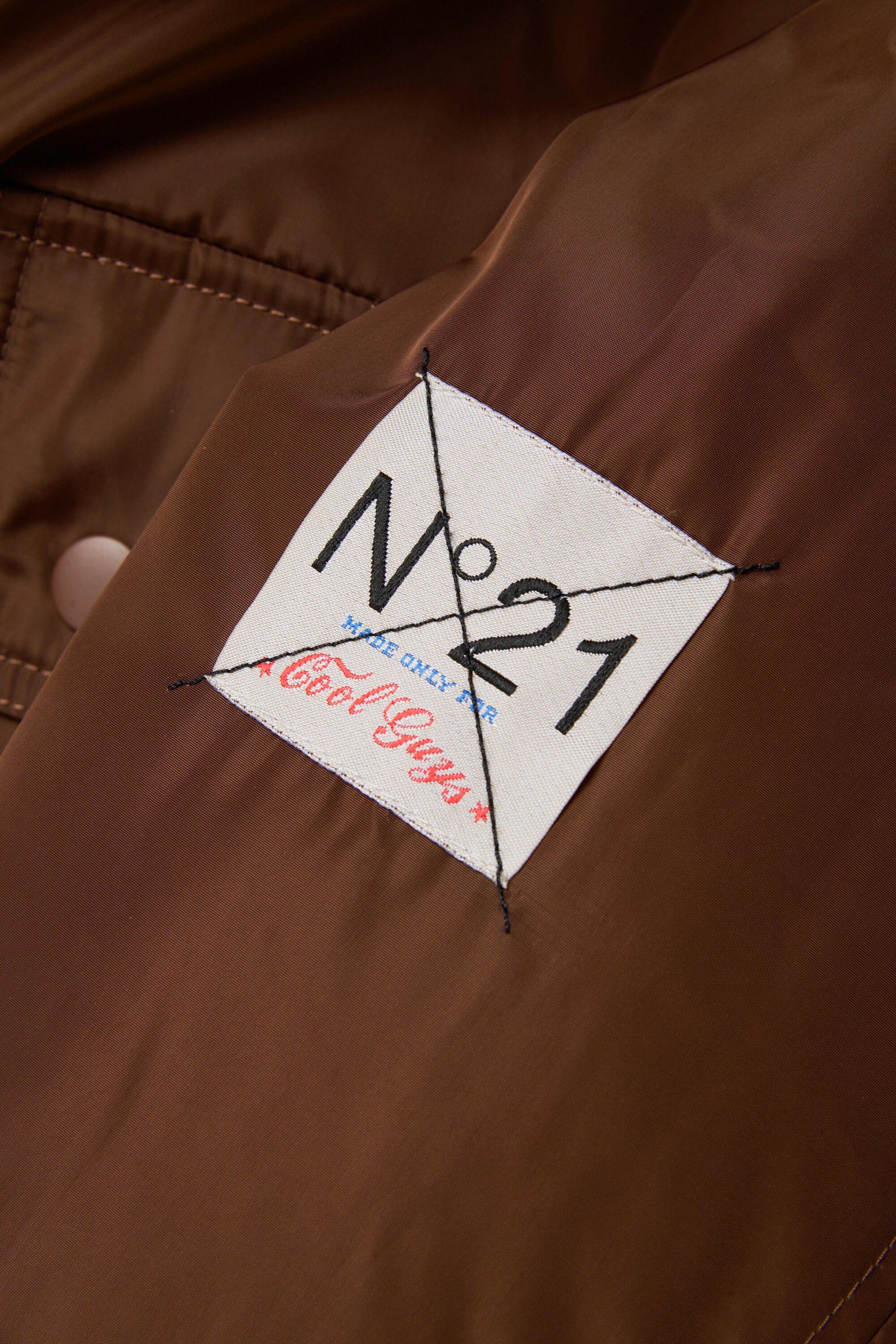 Chaqueta acolchada con logo