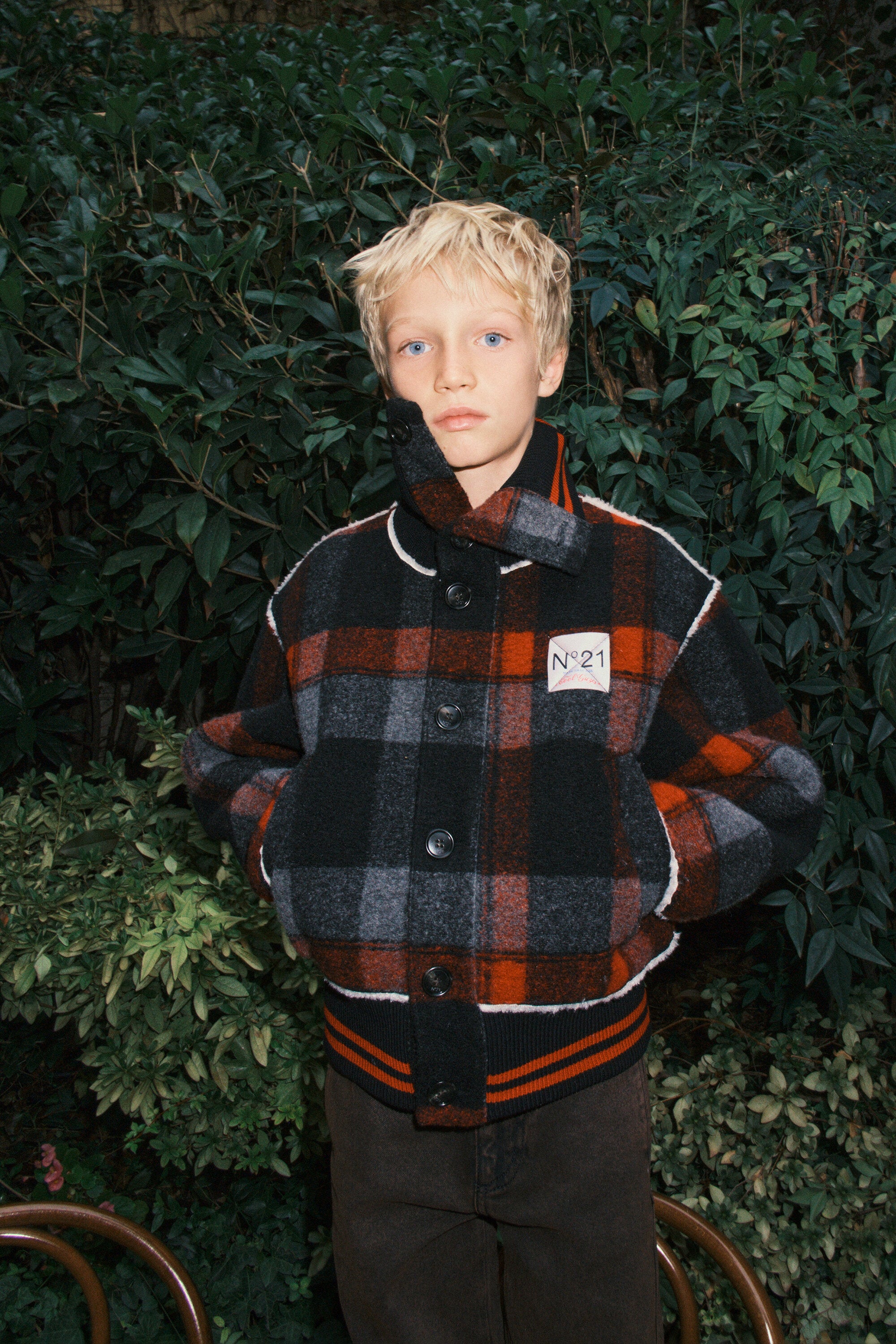 Bomber jacket with logo