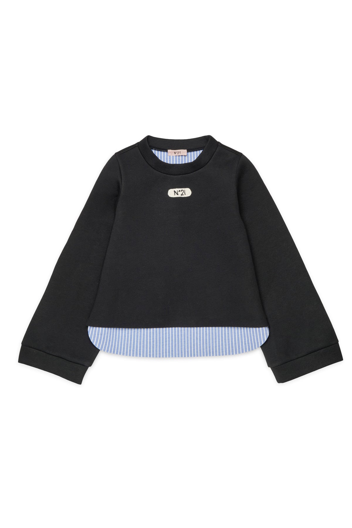 Crew-neck sweatshirt with logo