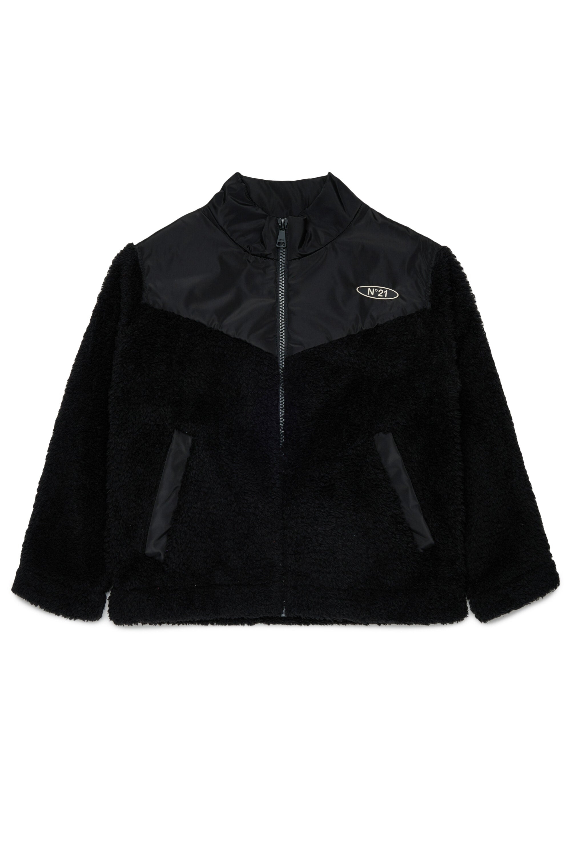 Sudadera con cremallera y logo