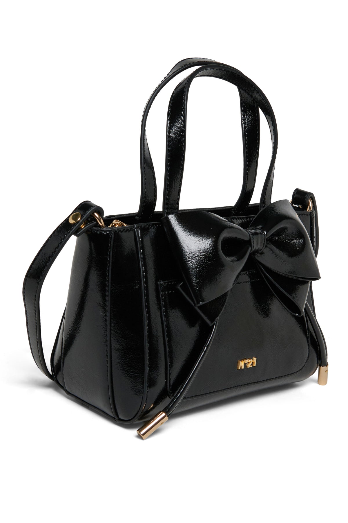 Bolso bandolera con maxi lazo