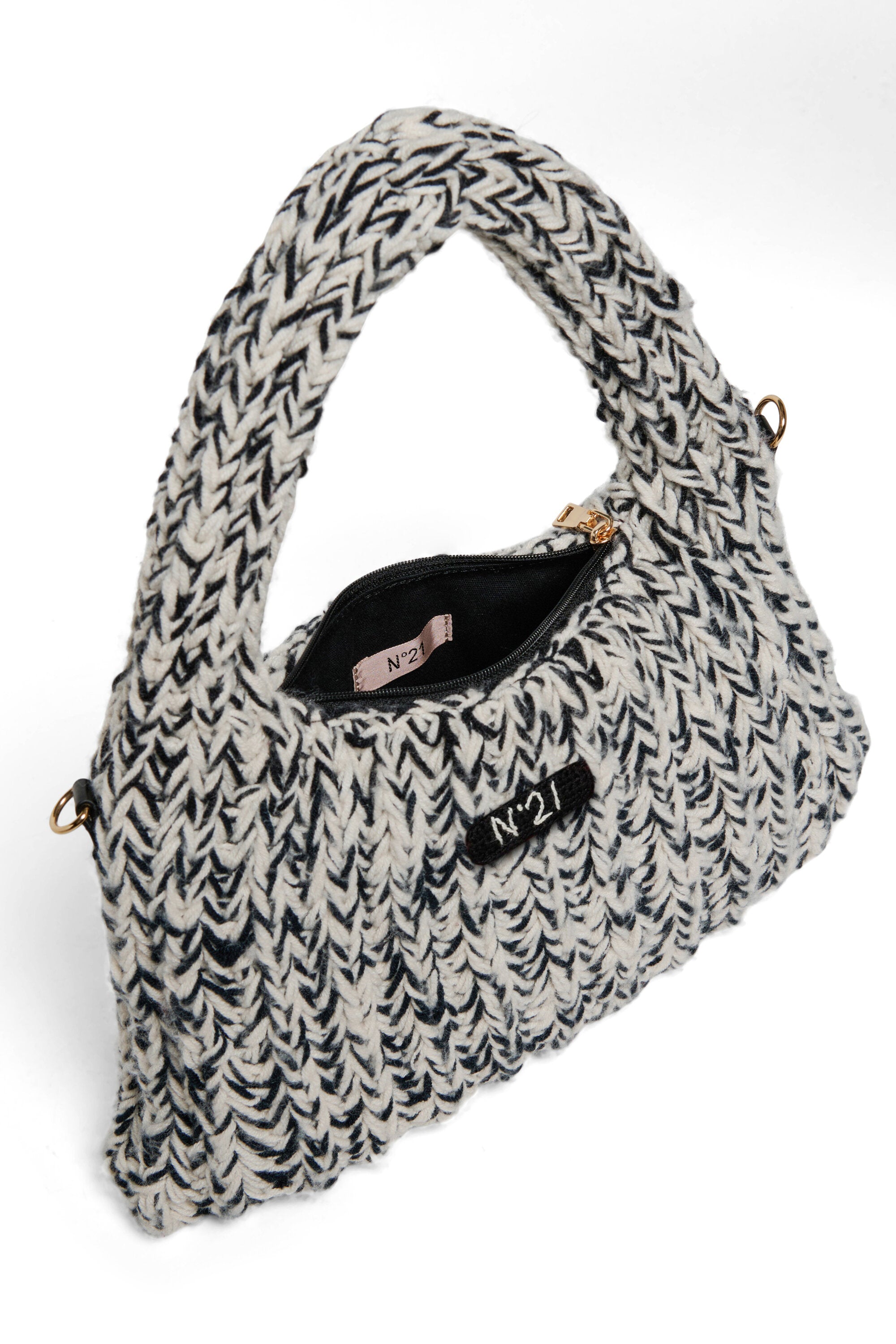 Bolso bandolera de punto