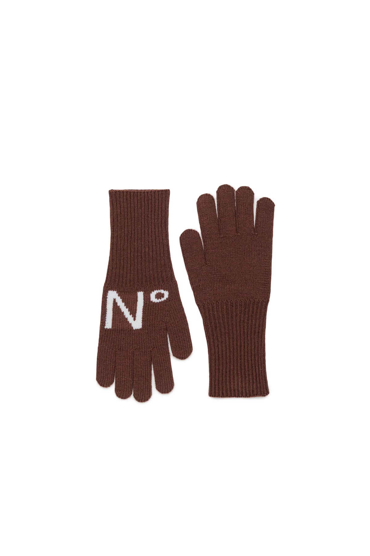 Guantes de punto con logo