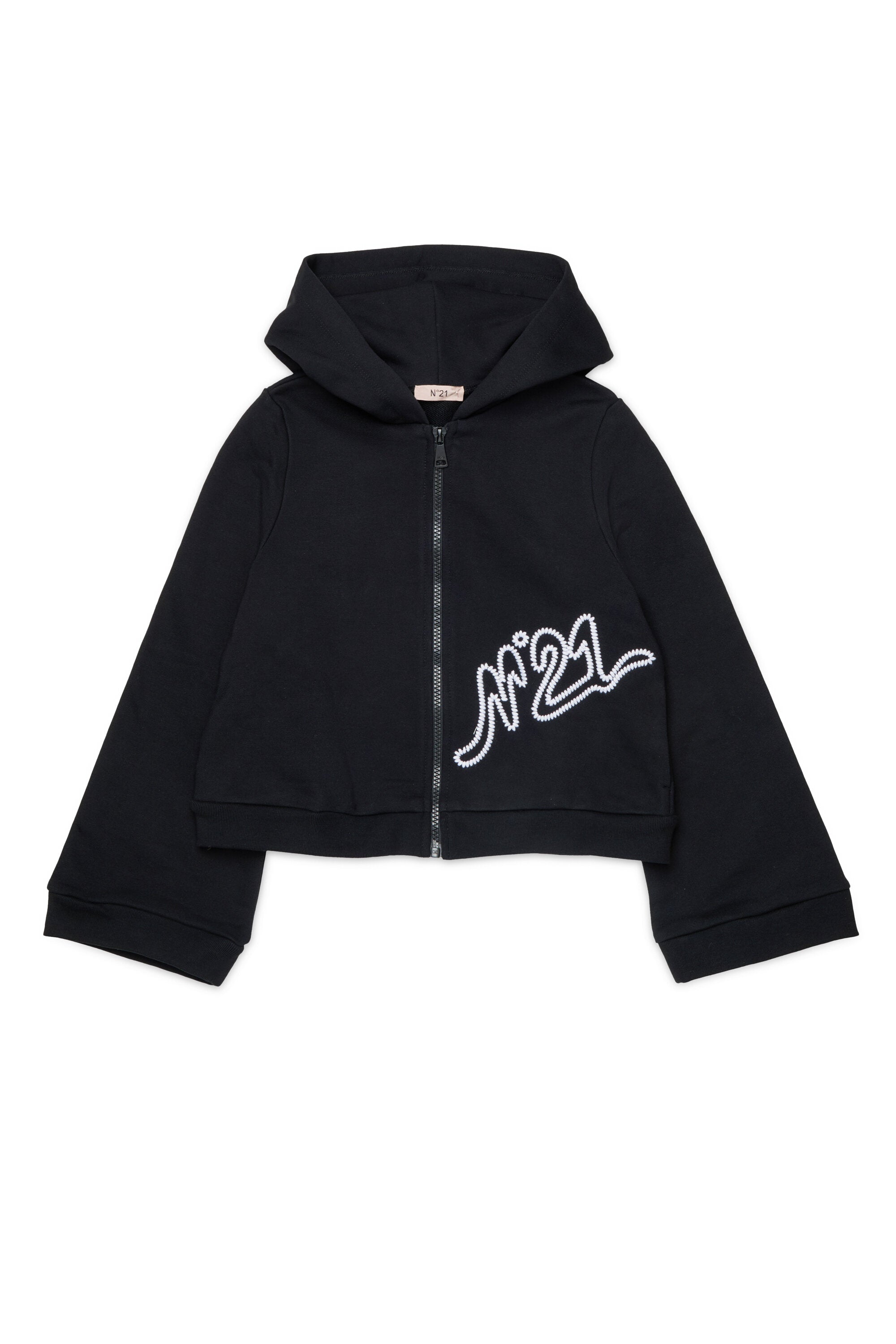 Sudadera con cremallera y logo