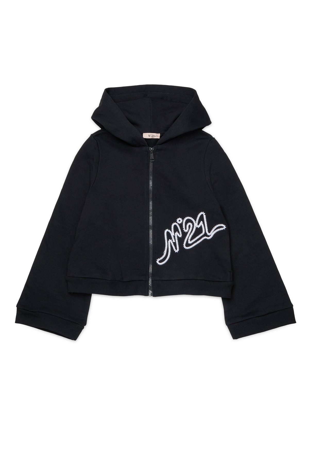Sudadera con cremallera y logo