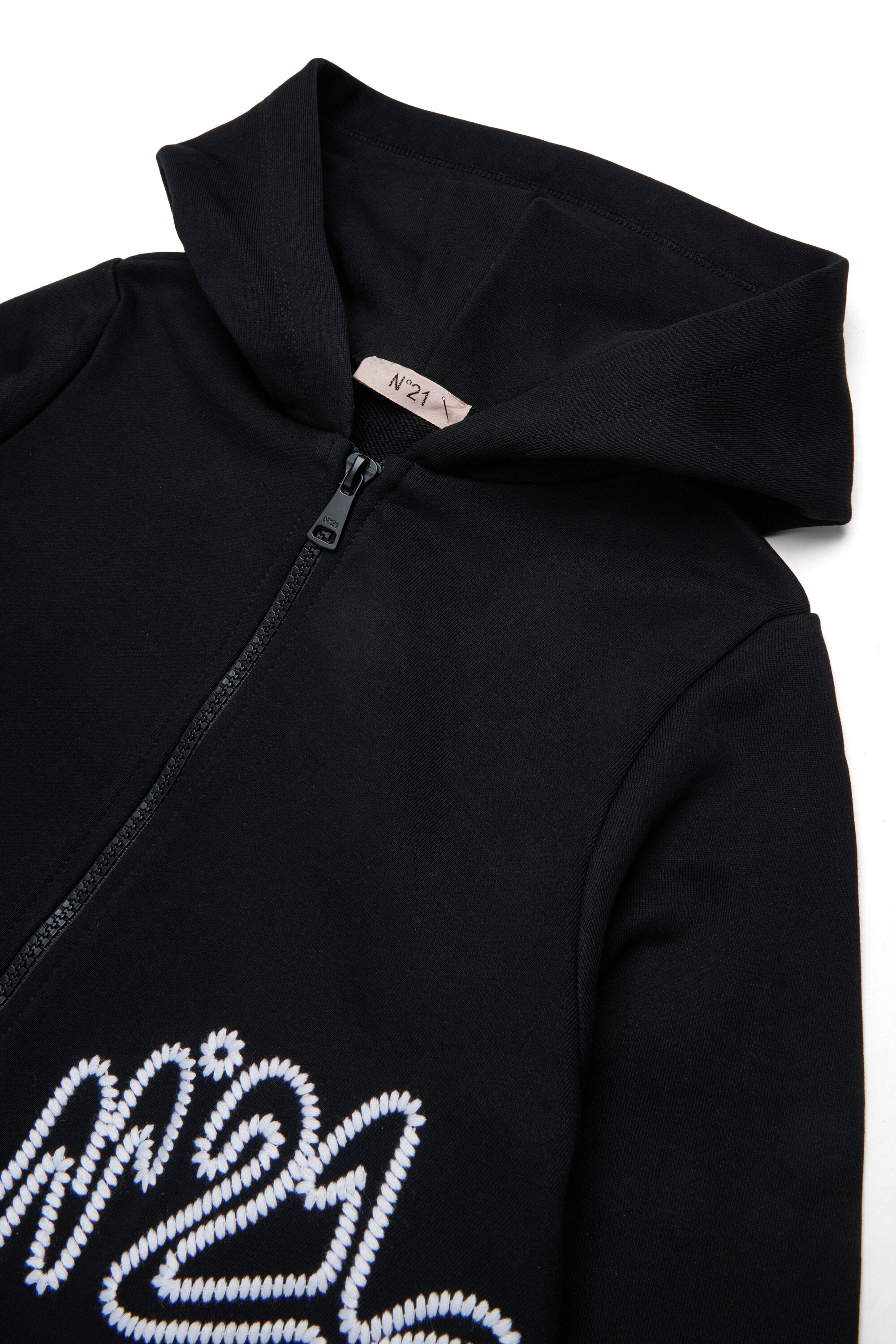 Sudadera con cremallera y logo