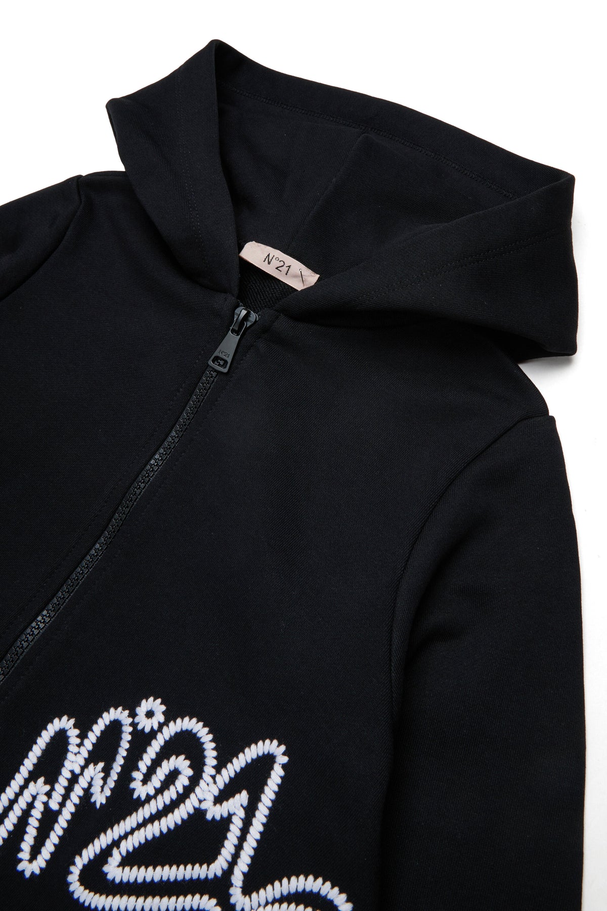 Sudadera con cremallera y logo