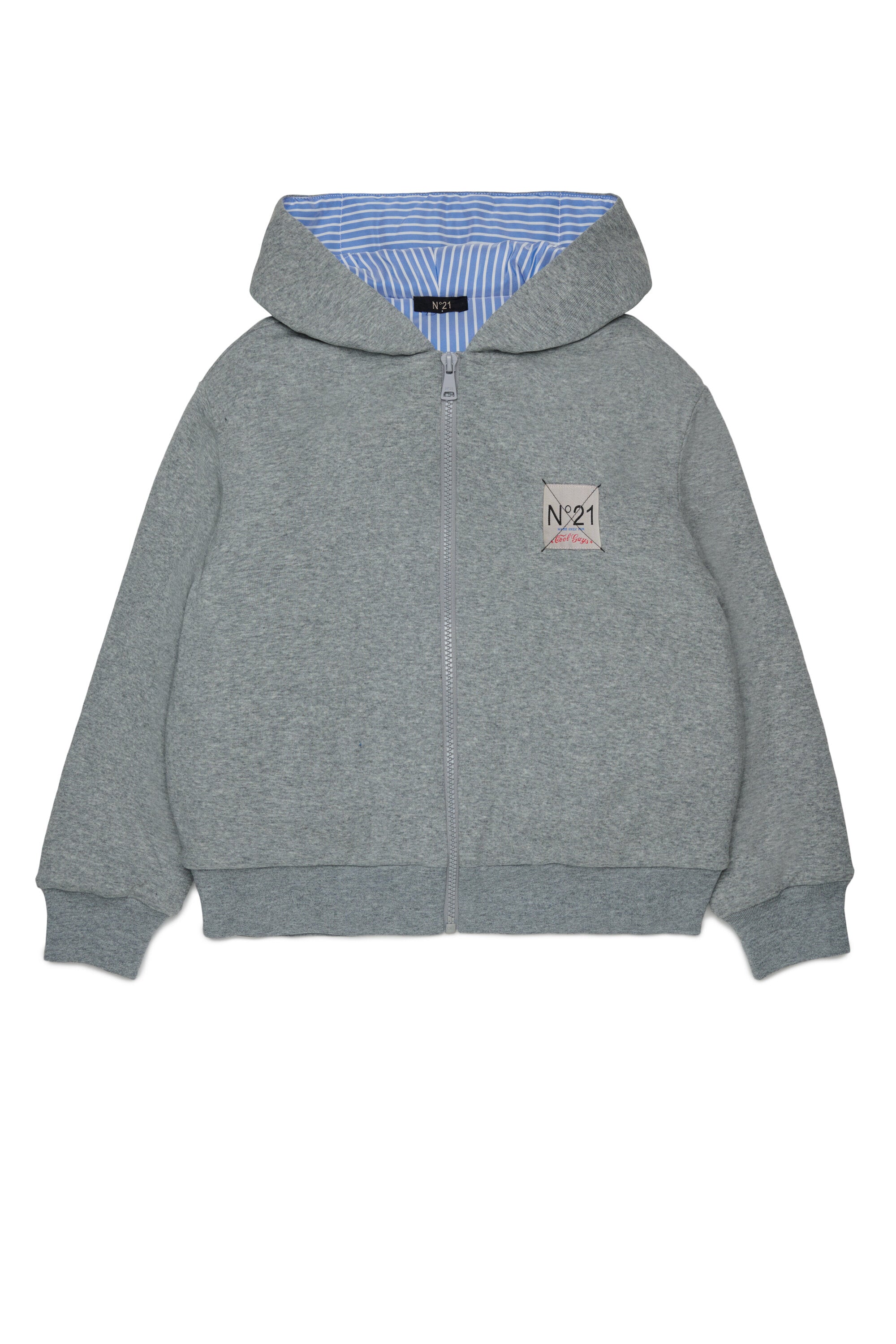 Sudadera con cremallera y logo