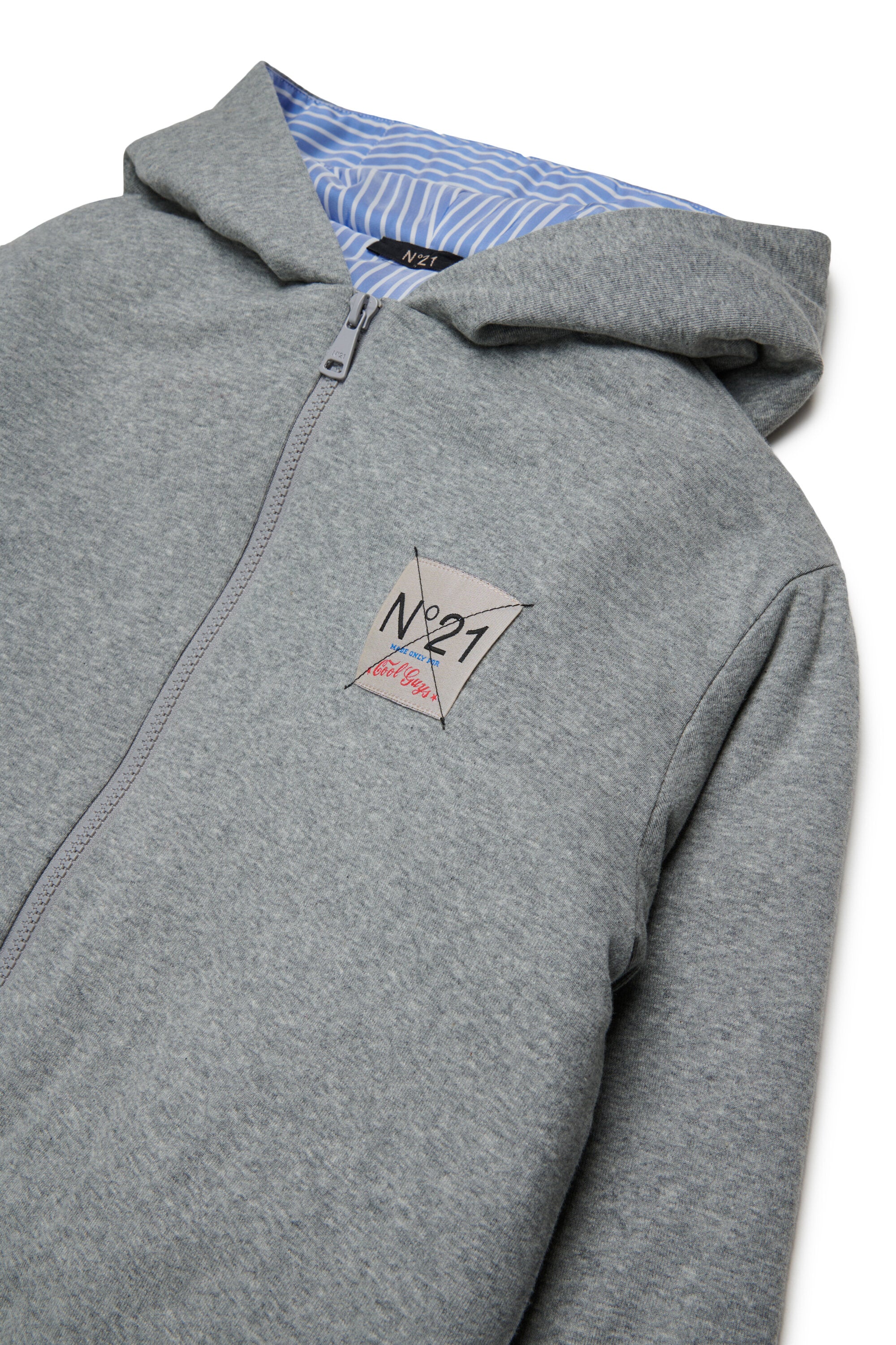Sudadera con cremallera y logo