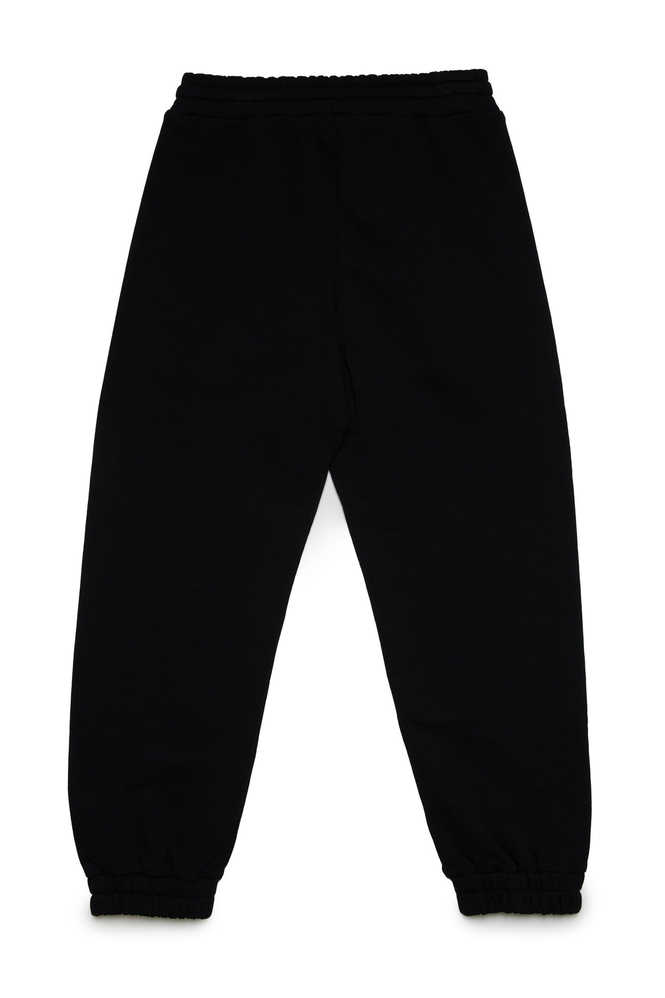 Pantalones de felpa negros con logotipo Pantalones de felpa negros con logotipo