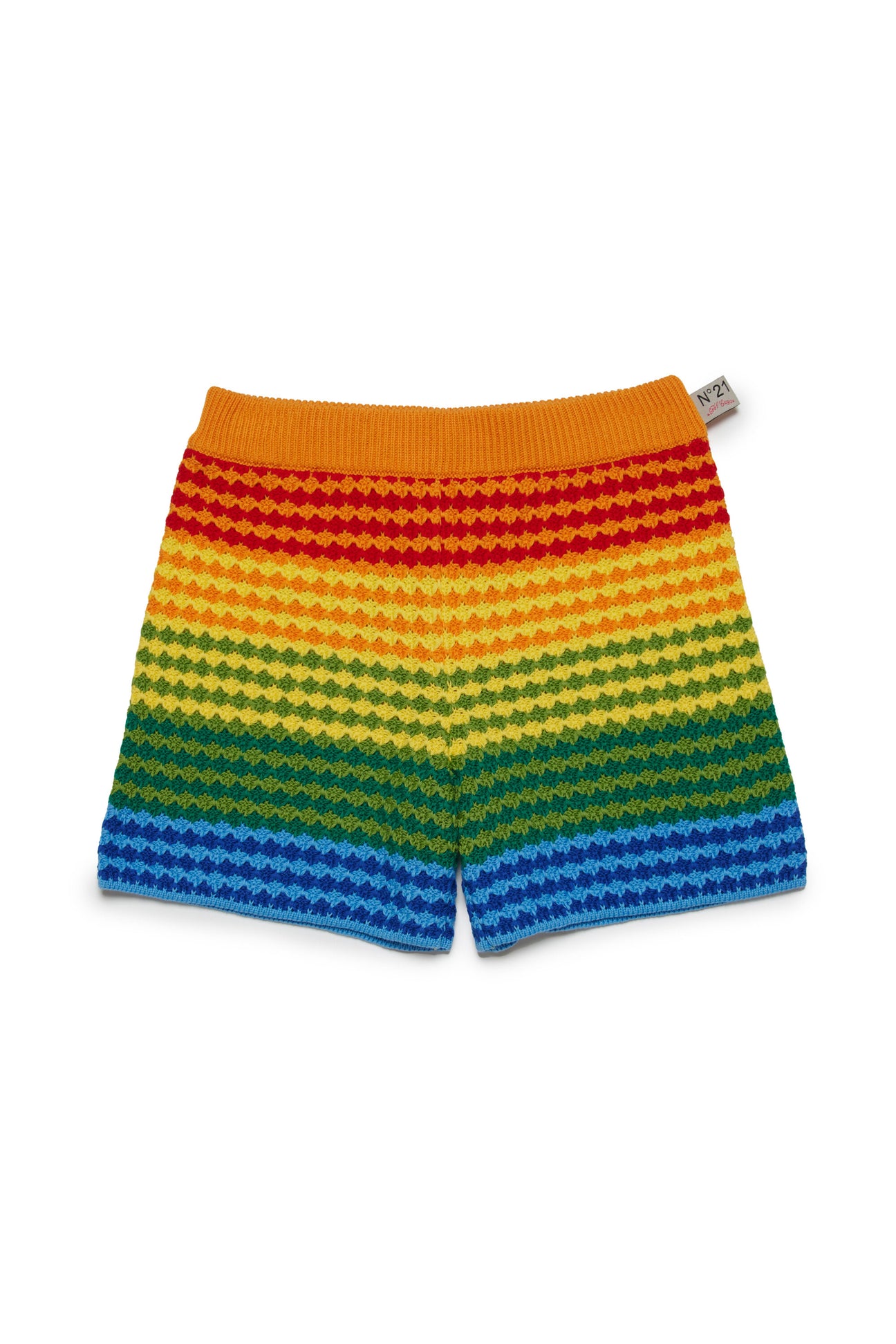 Pantalones cortos de punto crochet Rainbow Pantalones cortos de punto crochet Rainbow