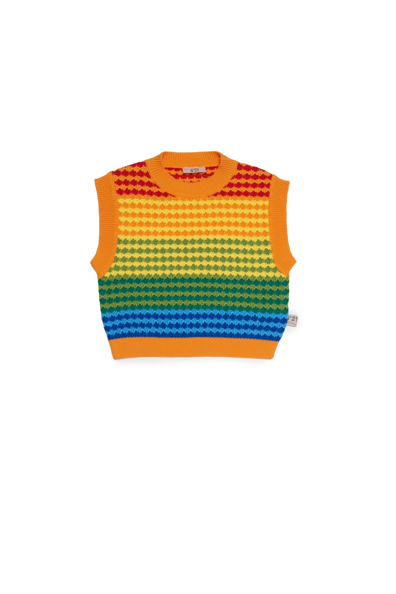 Chaleco de crochet Rainbow 