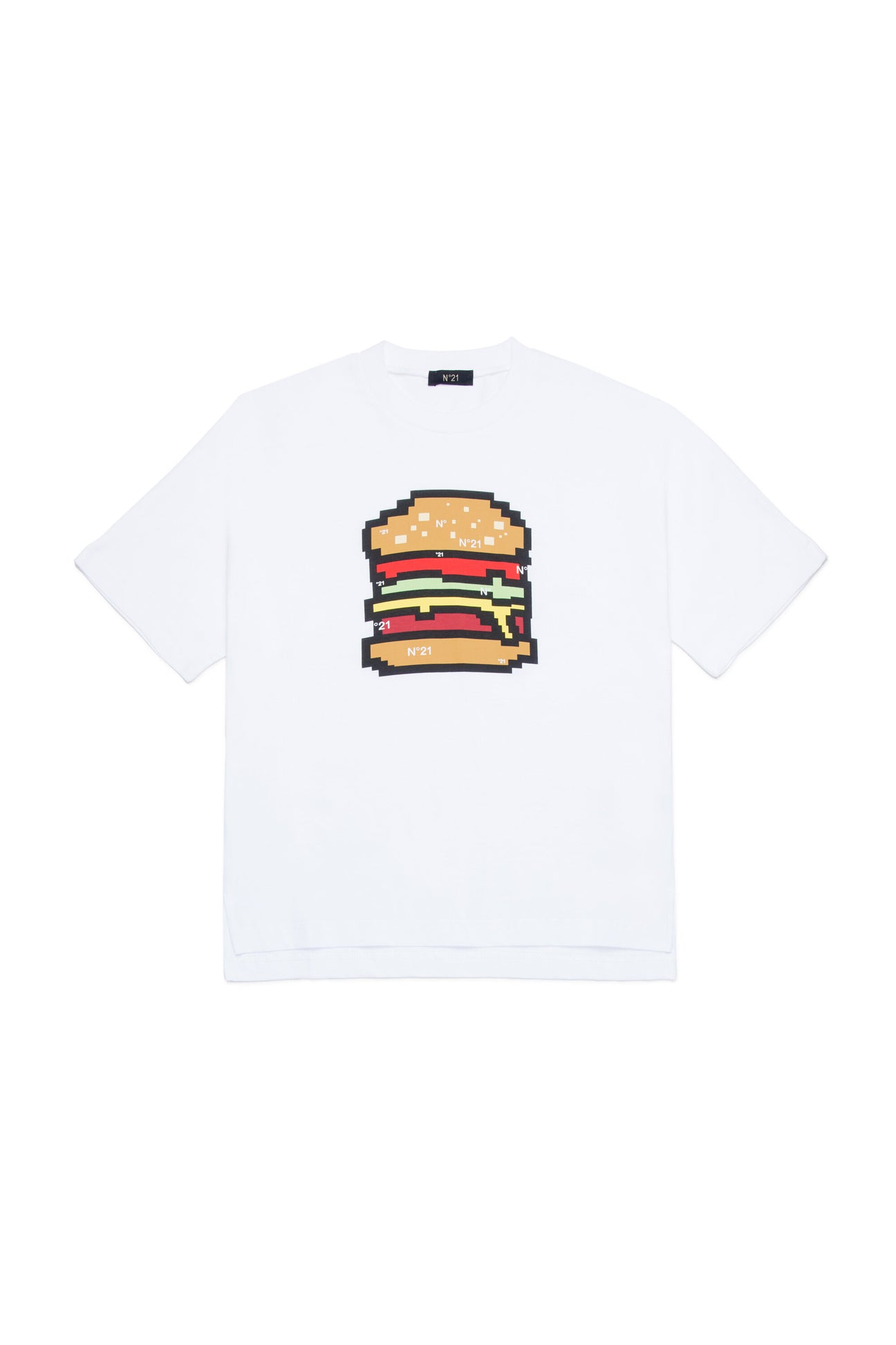 Camiseta con gráficos de hamburguesas 