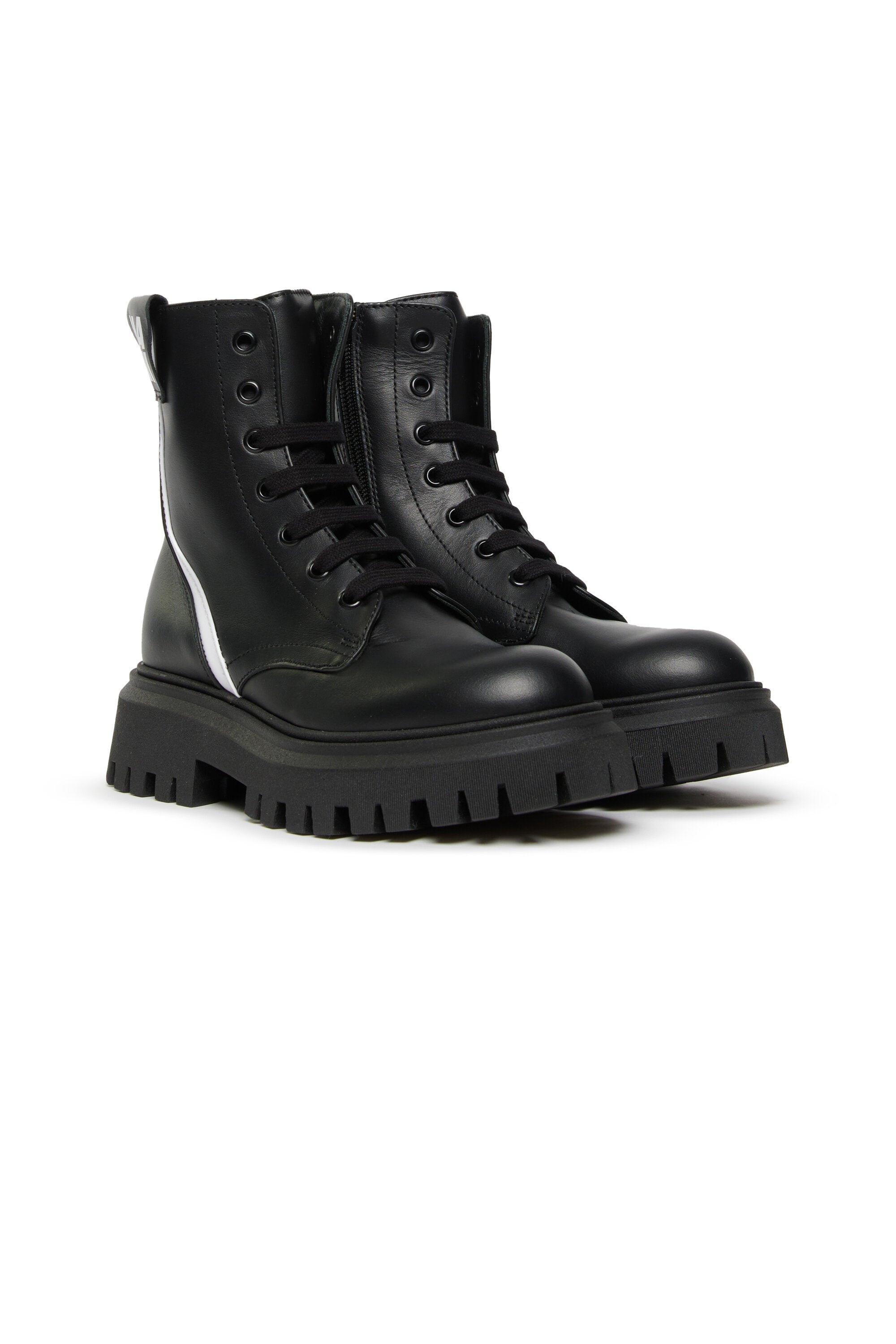 Logo lace-up boots