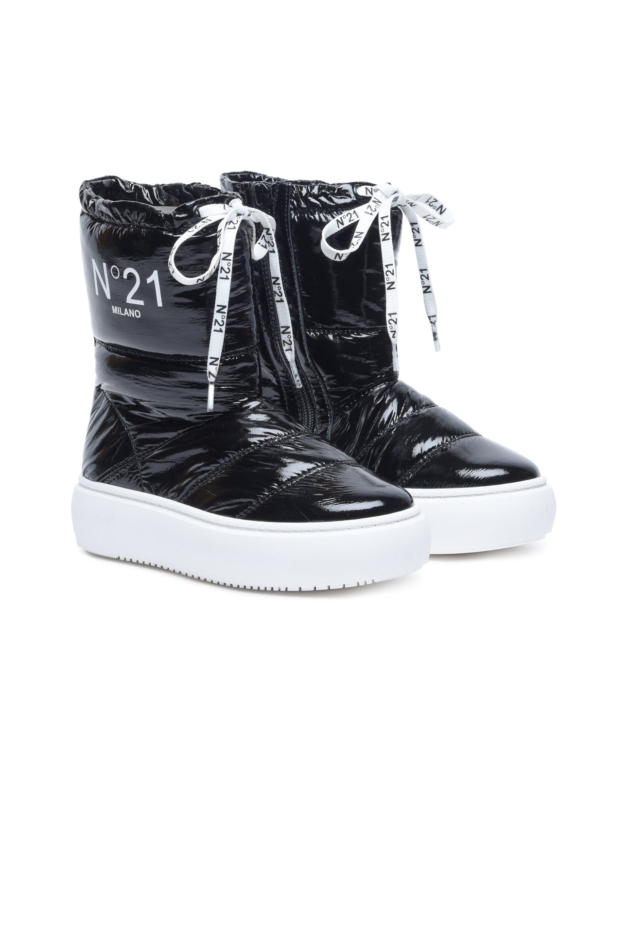 Padded ankle boots with logo Padded ankle boots with logo